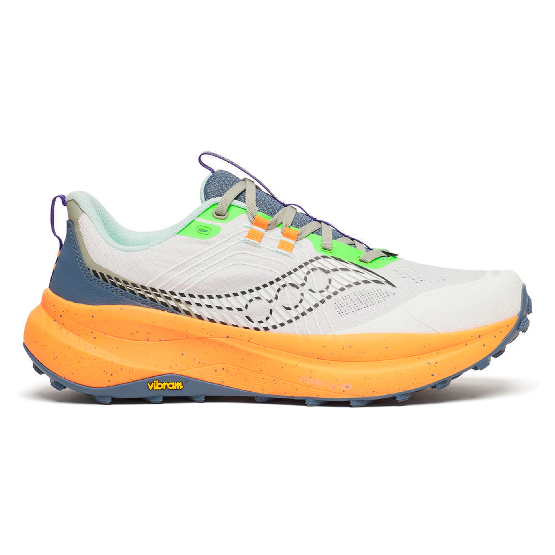 Saucony Xodus Ultra 4 Trailschuh Herren-weiß, orange