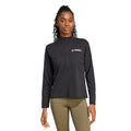 Terrex MT Half-Zip  Laufshirt Damen-schwarz