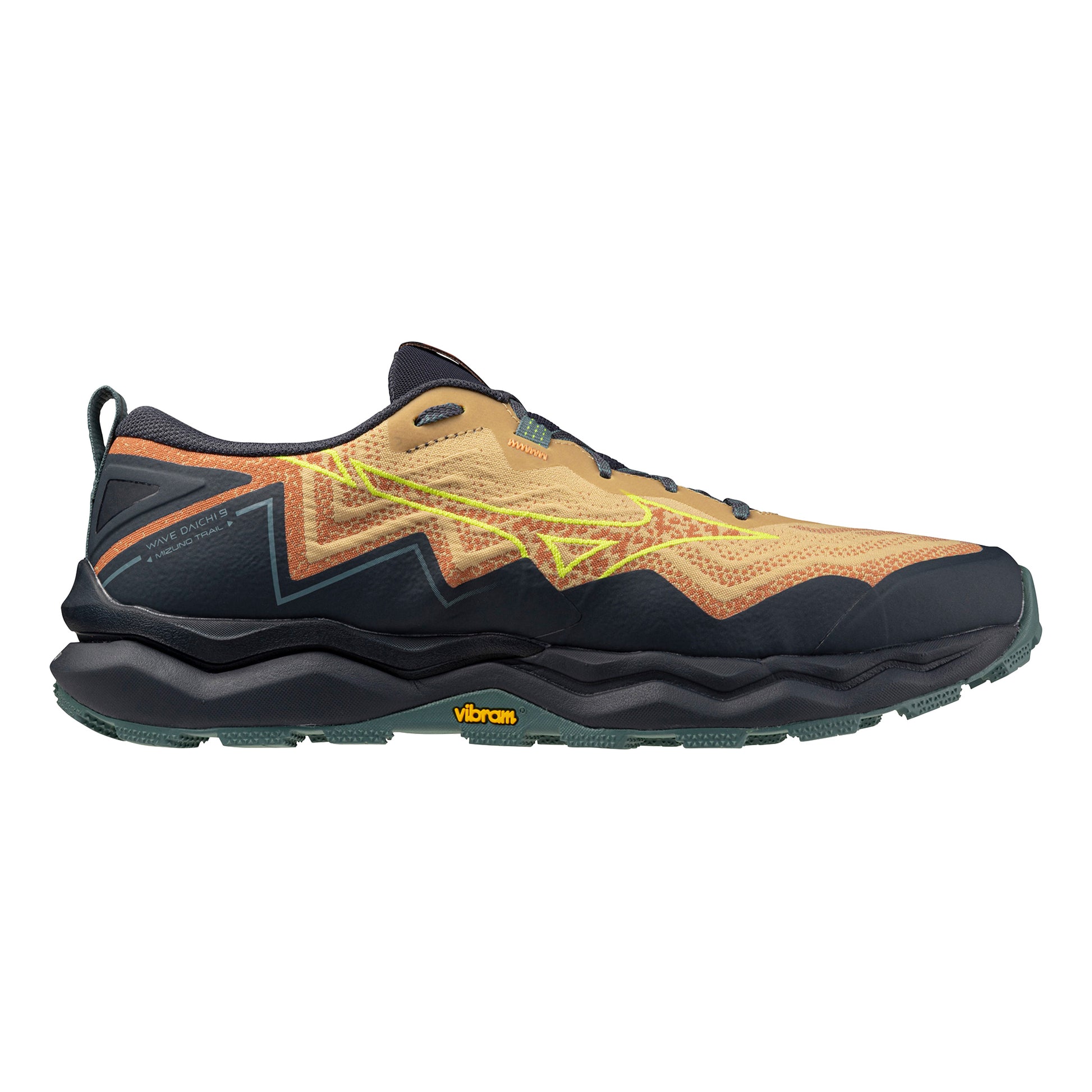 Mizuno Wave Daichi 9                       Trailschuh Herren-rot, gelb