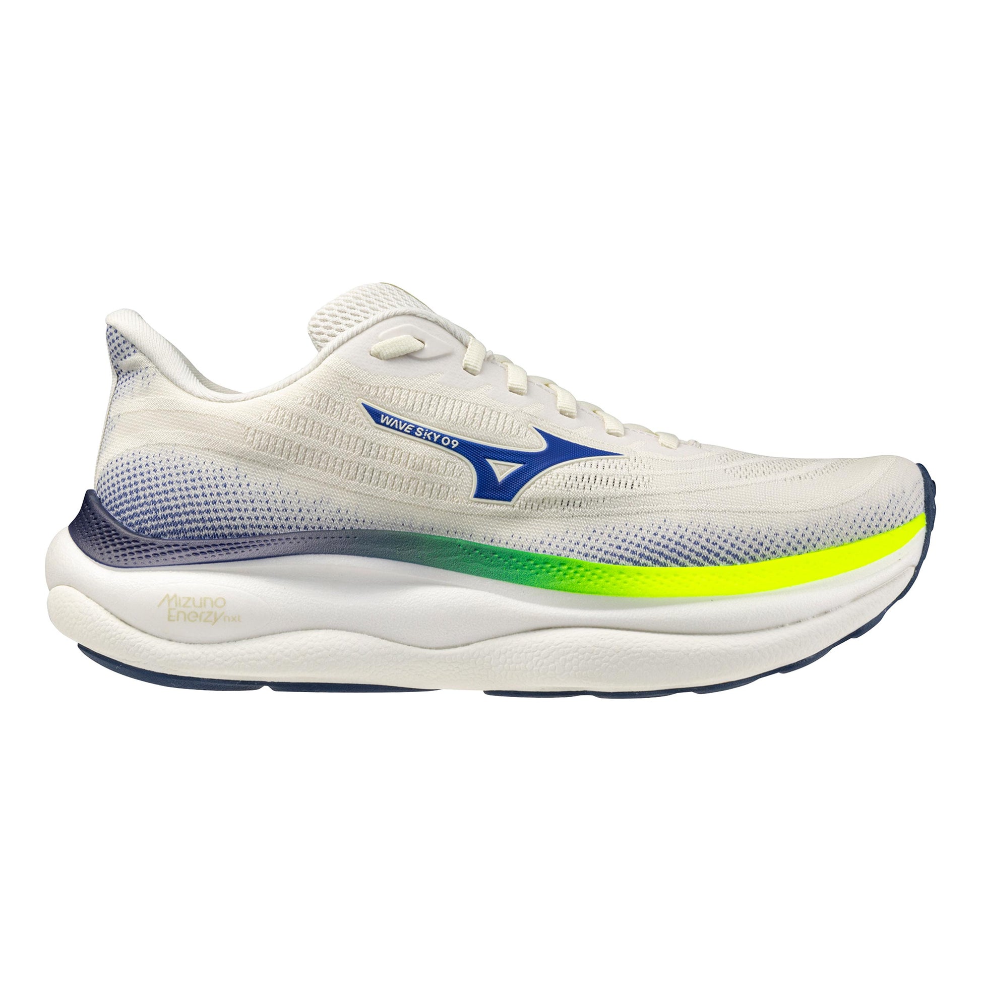 Mizuno Wave Sky 9                          Neutralschuh Herren-weiß, blau