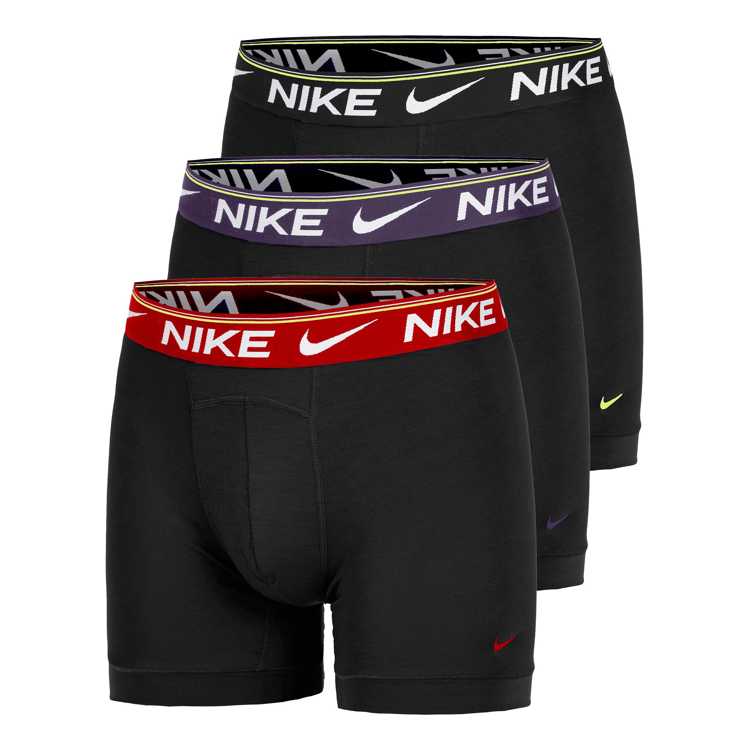 Nike Ultra Comfort Boxer Short - 3er Pack Herren-schwarz, rot