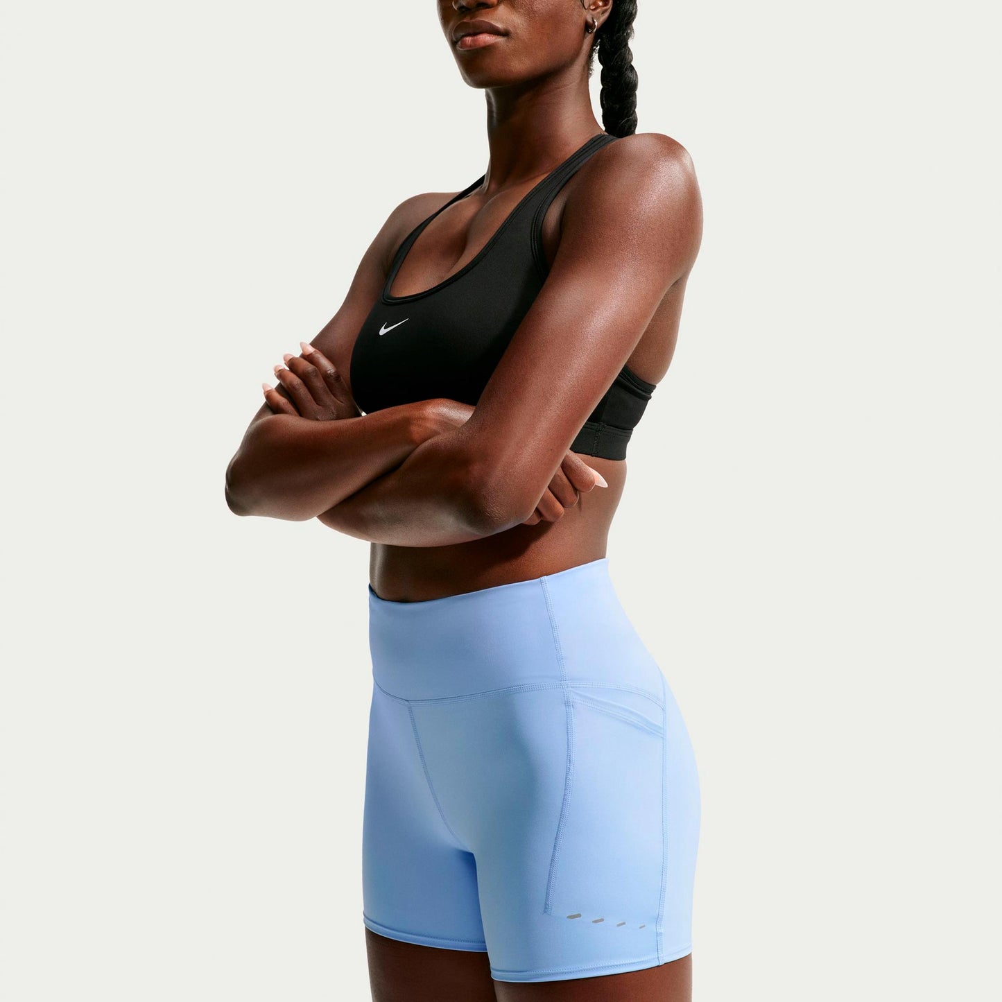 Nike Swift   Lauftight Damen - blau, silber