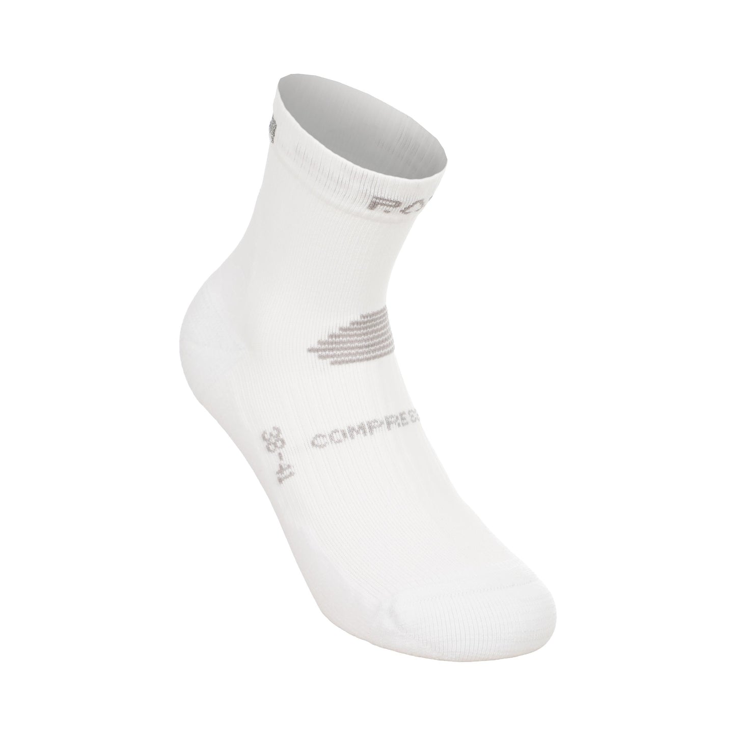 P.A.C. RN 6.2 Reflective Pro Mid Compression Kompressions-Socken Damen - weiß, weiß