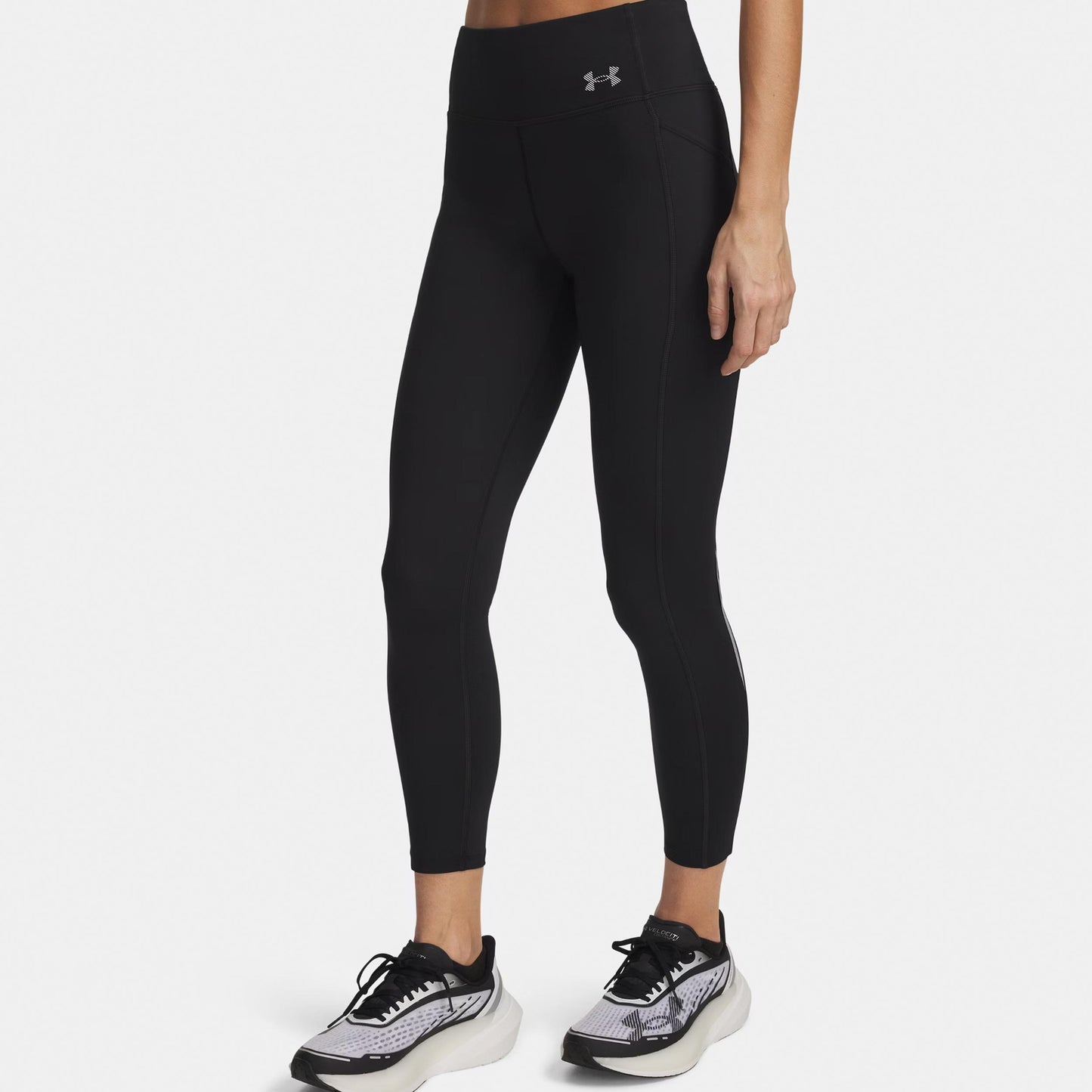 Under Armour Velociti Ankle  Lauftight Damen-schwarz, silber