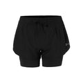 Velociti Pro 4in 2n1  Laufshorts Damen-schwarz, silber