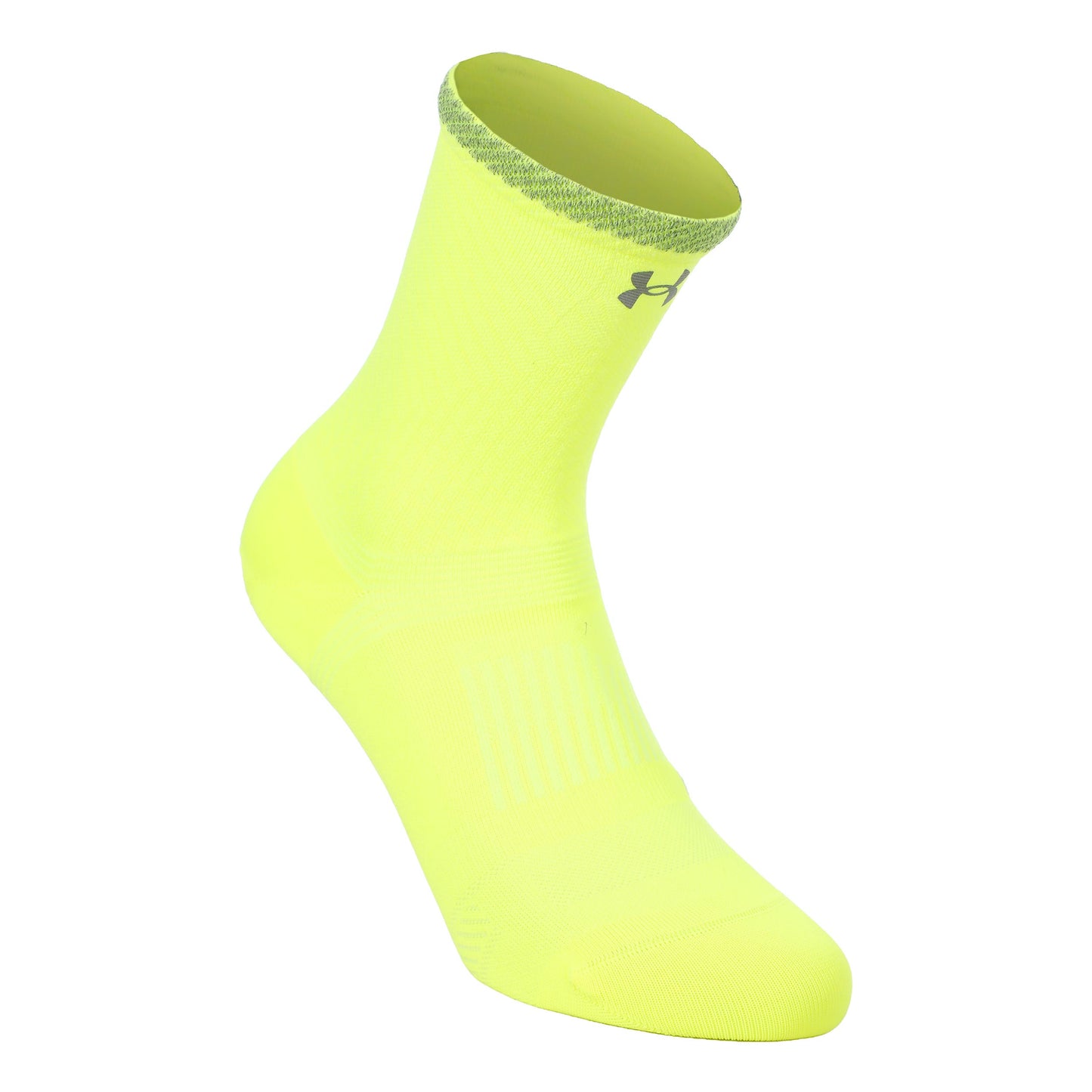 Under Armour Velociti Lite Crew  Laufsocken Unisex-neongelb, neongelb