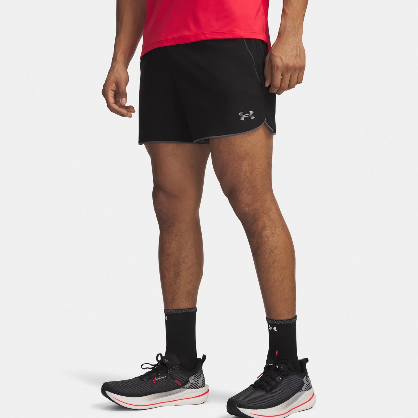 Under Armour Velociti Pro 5in  Laufshorts Herren - schwarz, silber