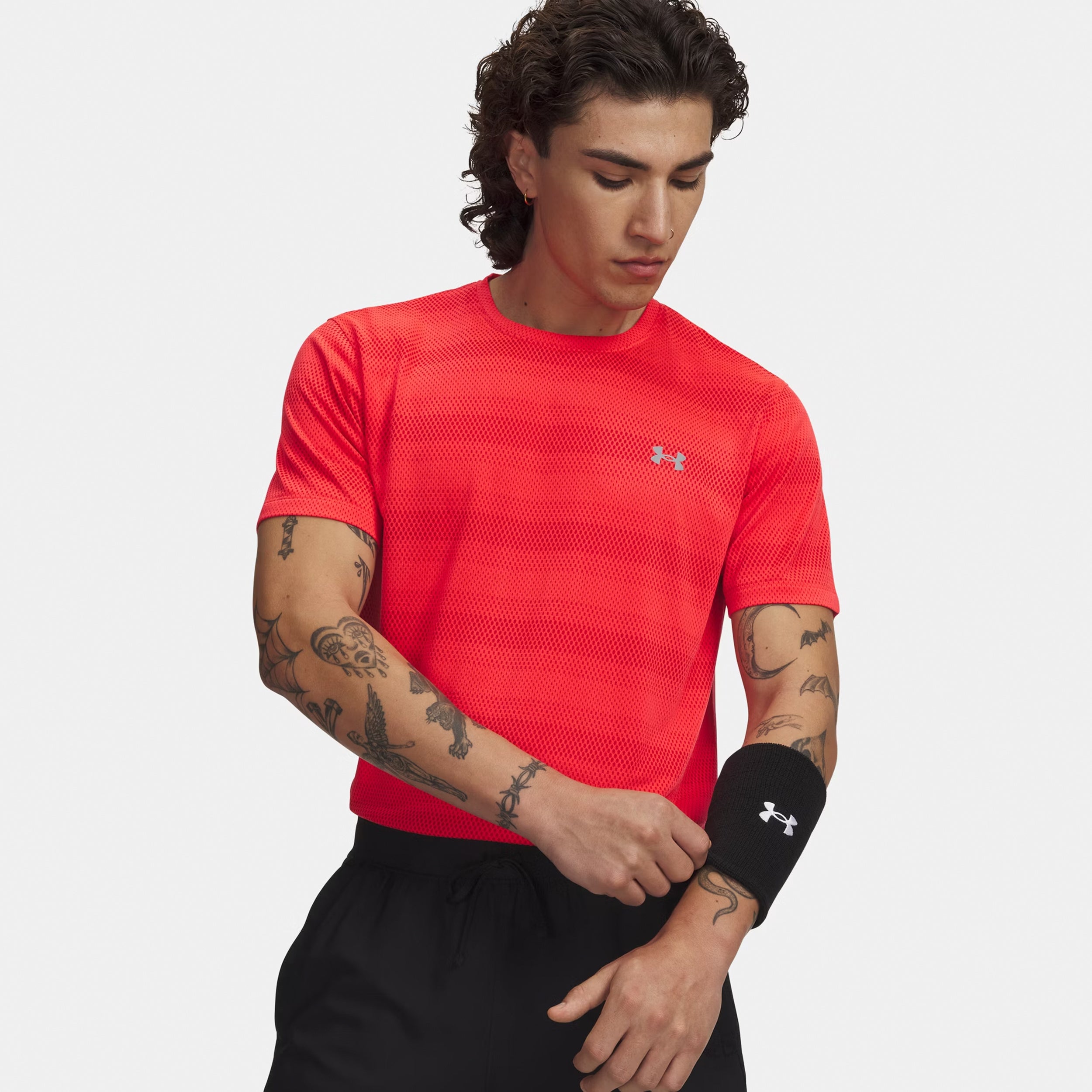 Under Armour Velociti  Laufshirt Herren - rot, silber