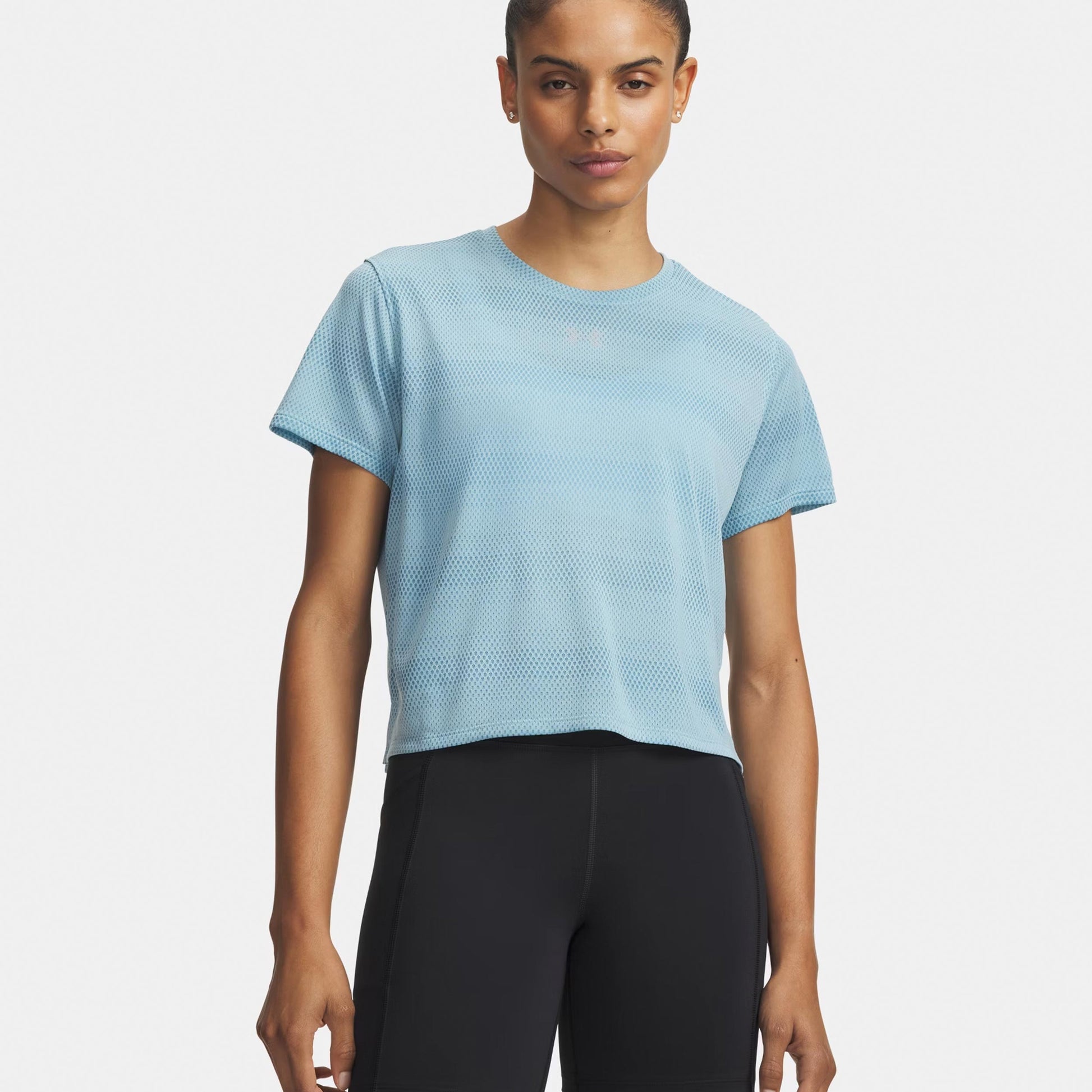 Under Armour Velociti  Laufshirt Damen - hellblau, silber