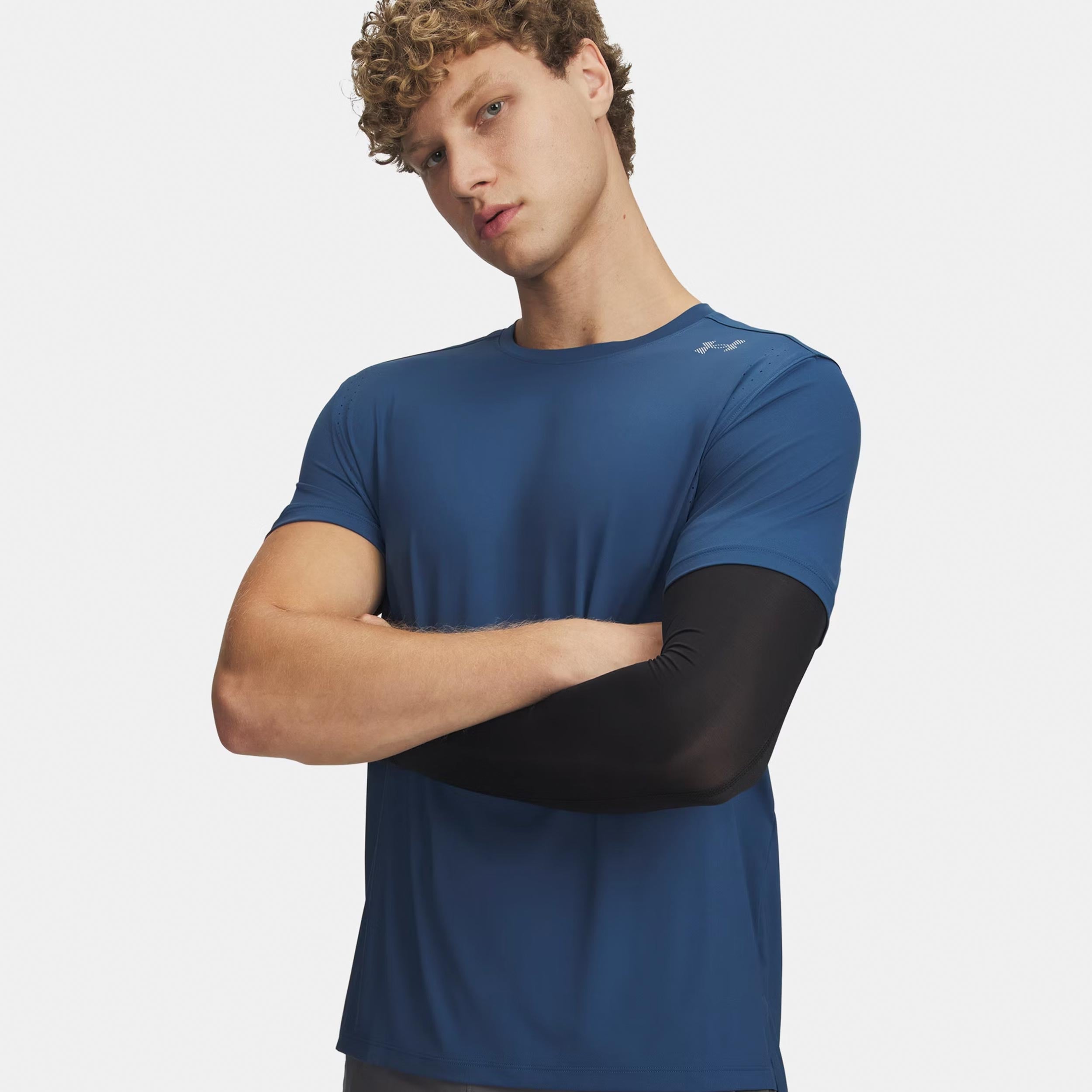 Under Armour Velociti Pro  Laufshirt Herren - blau, silber