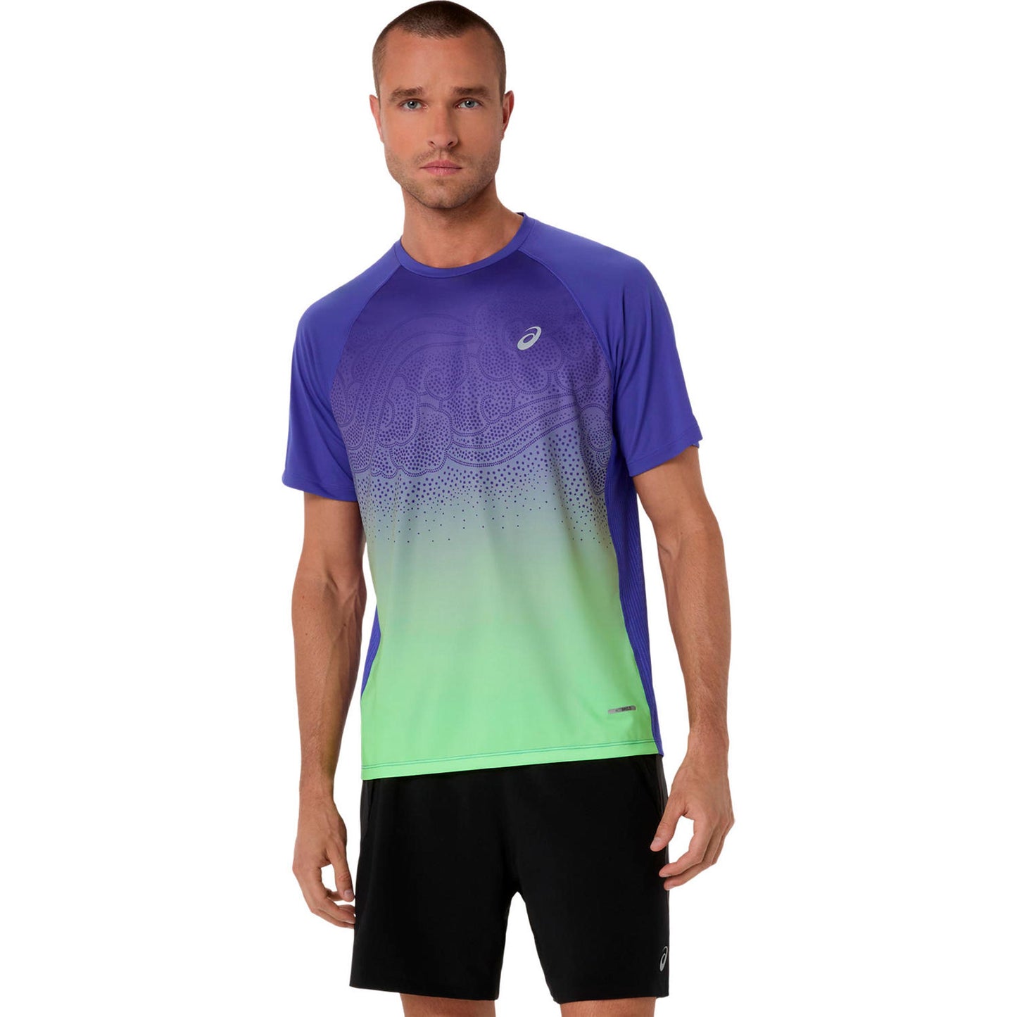 ASICS Road Ibuki  Laufshirt Herren - blau, grün