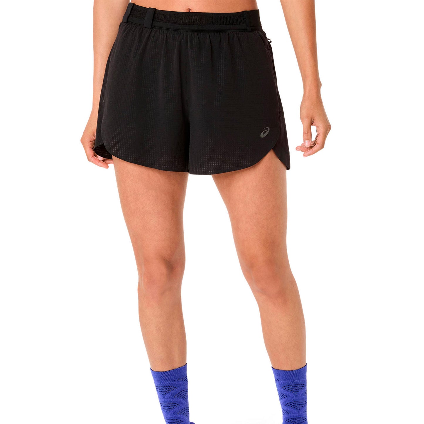 ASICS Metarun Split Laufshorts Damen-schwarz