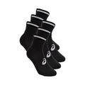 6PPK Quarter Laufsocken Unisex-schwarz