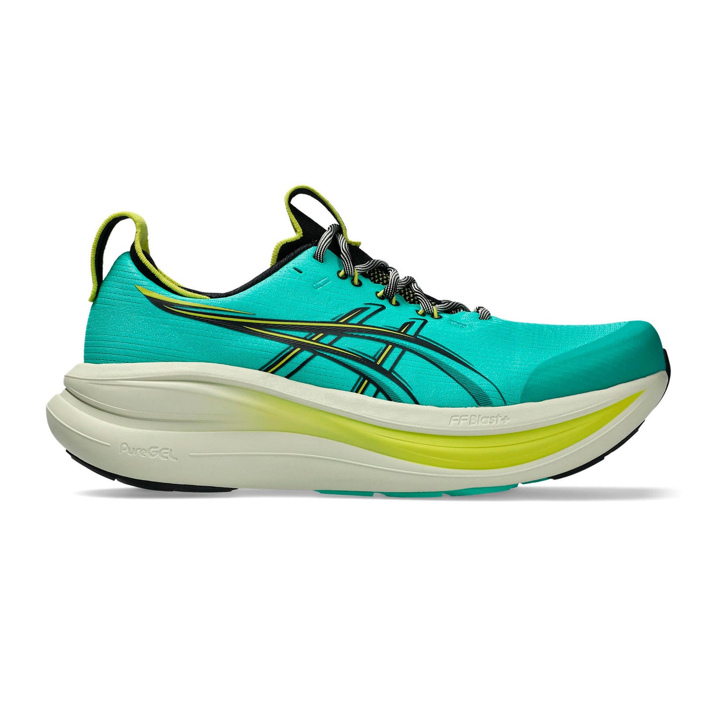 ASICS Gel-Nimbus 28 TR Neutralschuh Herren-grün, schwarz