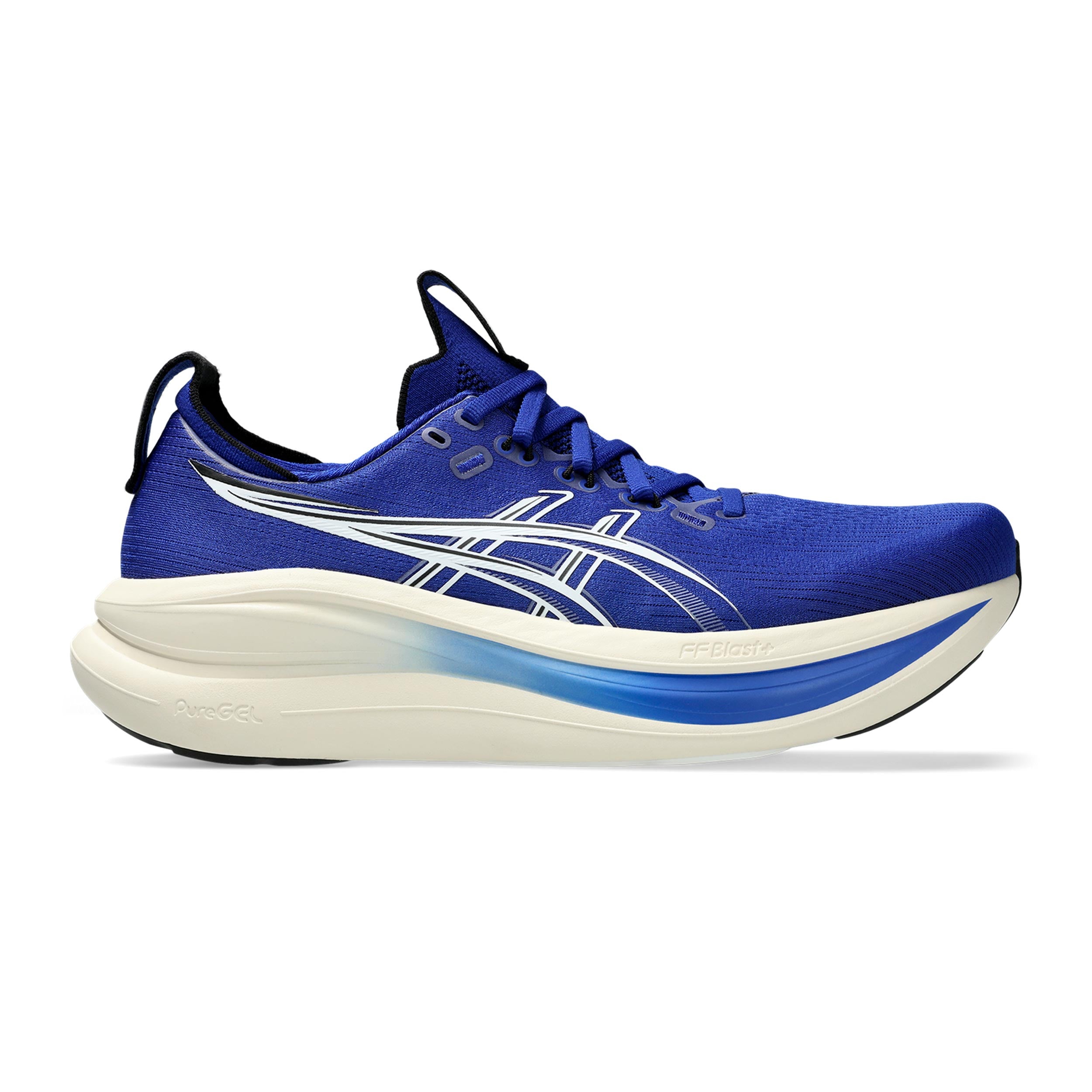 ASICS GEL-NIMBUS 28 Neutralschuh Herren - blau, beige