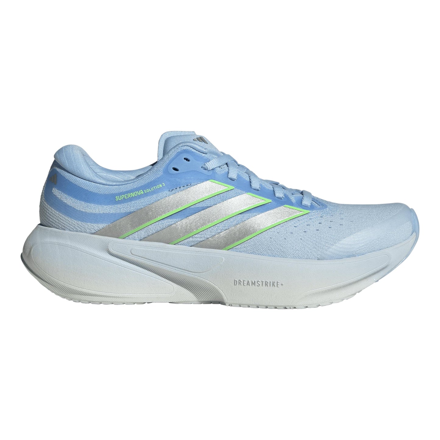 adidas Supernova Solution 3 Stabilitätsschuh Damen - hellblau, limette
