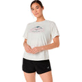 Fujitrail Logo  Laufshirt Damen - beige