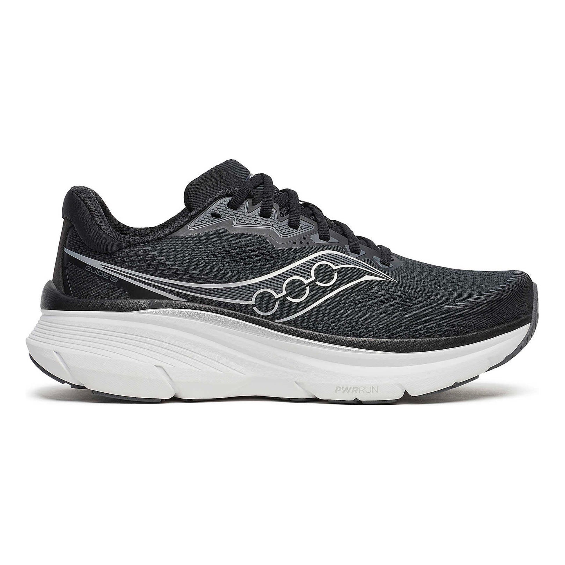 Saucony Guide 19 Stabilitätsschuh Herren-schwarz, silber