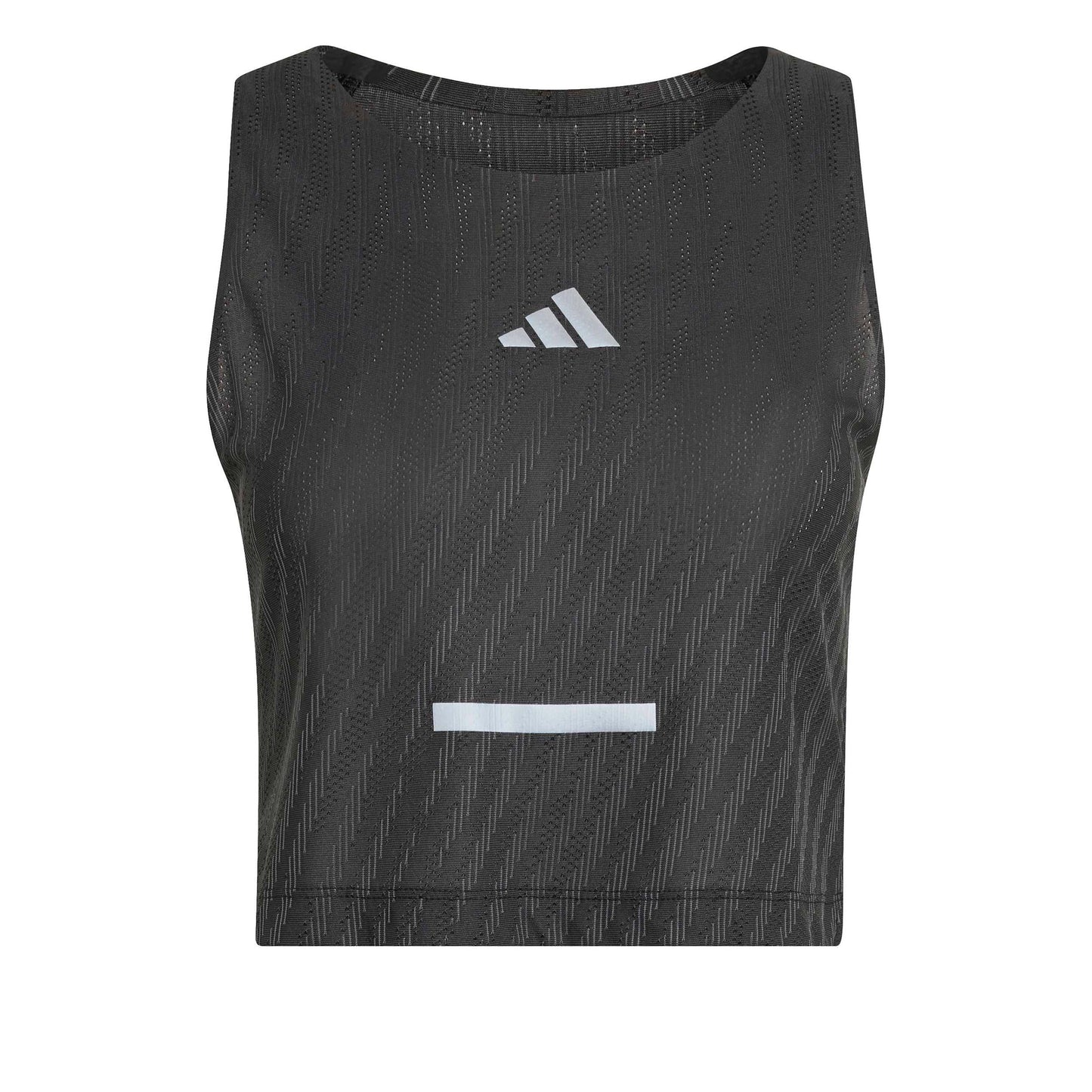 adidas adi365 Climacool+ Crop  Laufshirt Damen-schwarz