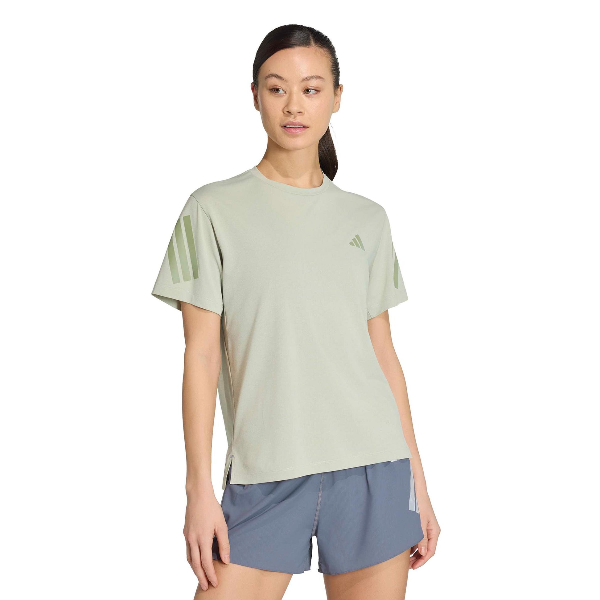 adidas adi365 Laufshirt Damen - oliv