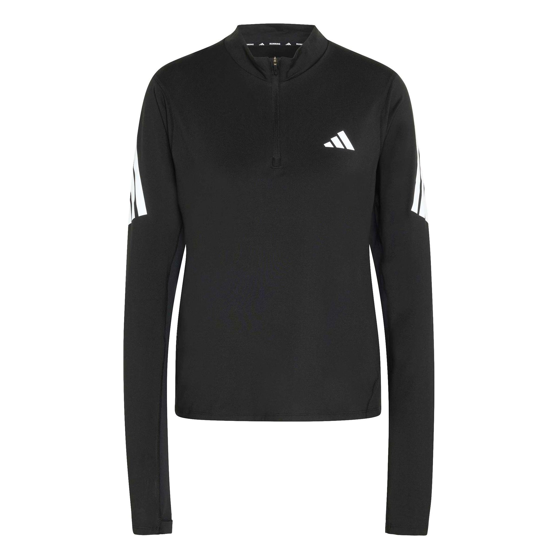 adidas adi365 Zip  Laufshirt Damen-schwarz