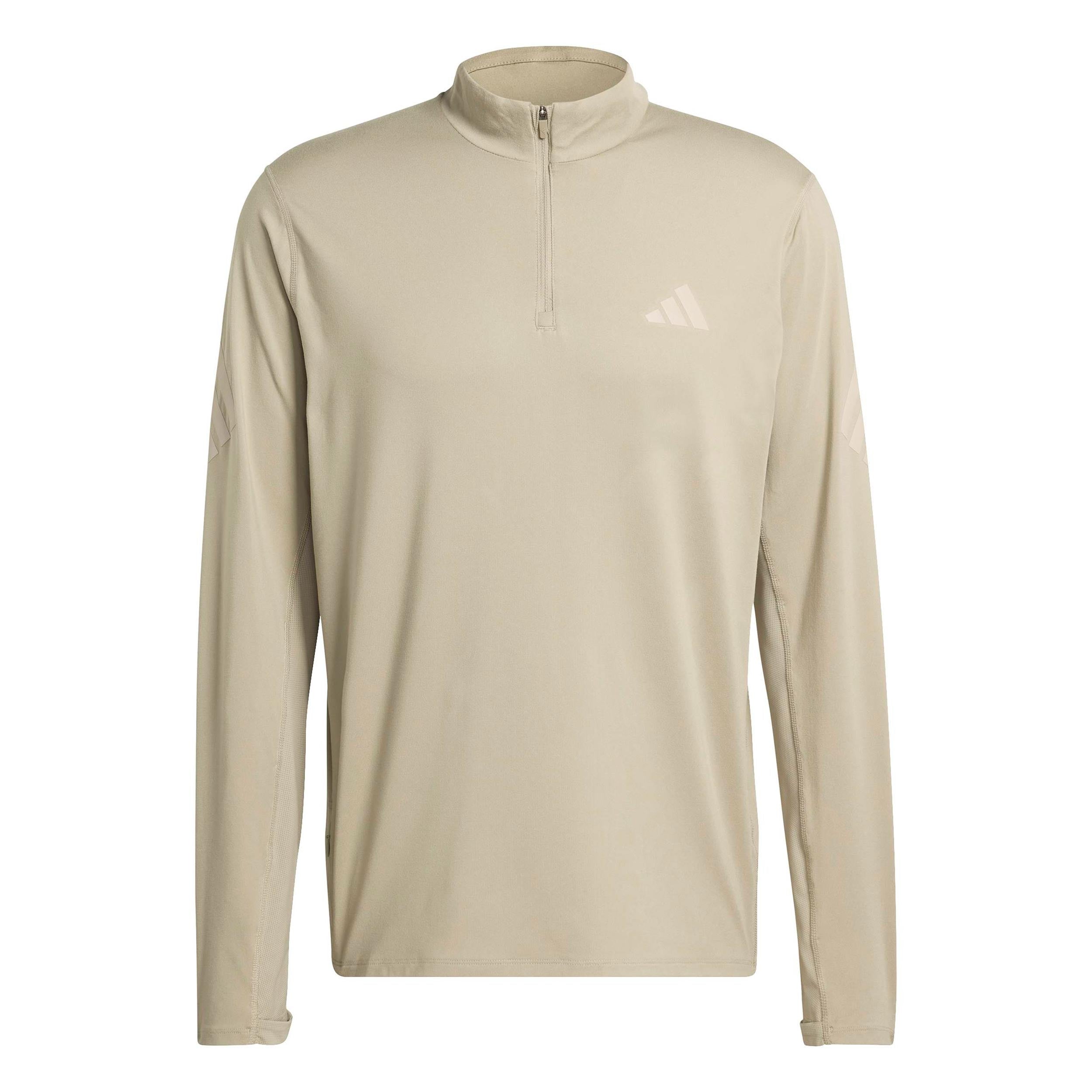 adidas adi365 Zip  Laufshirt Herren-khaki