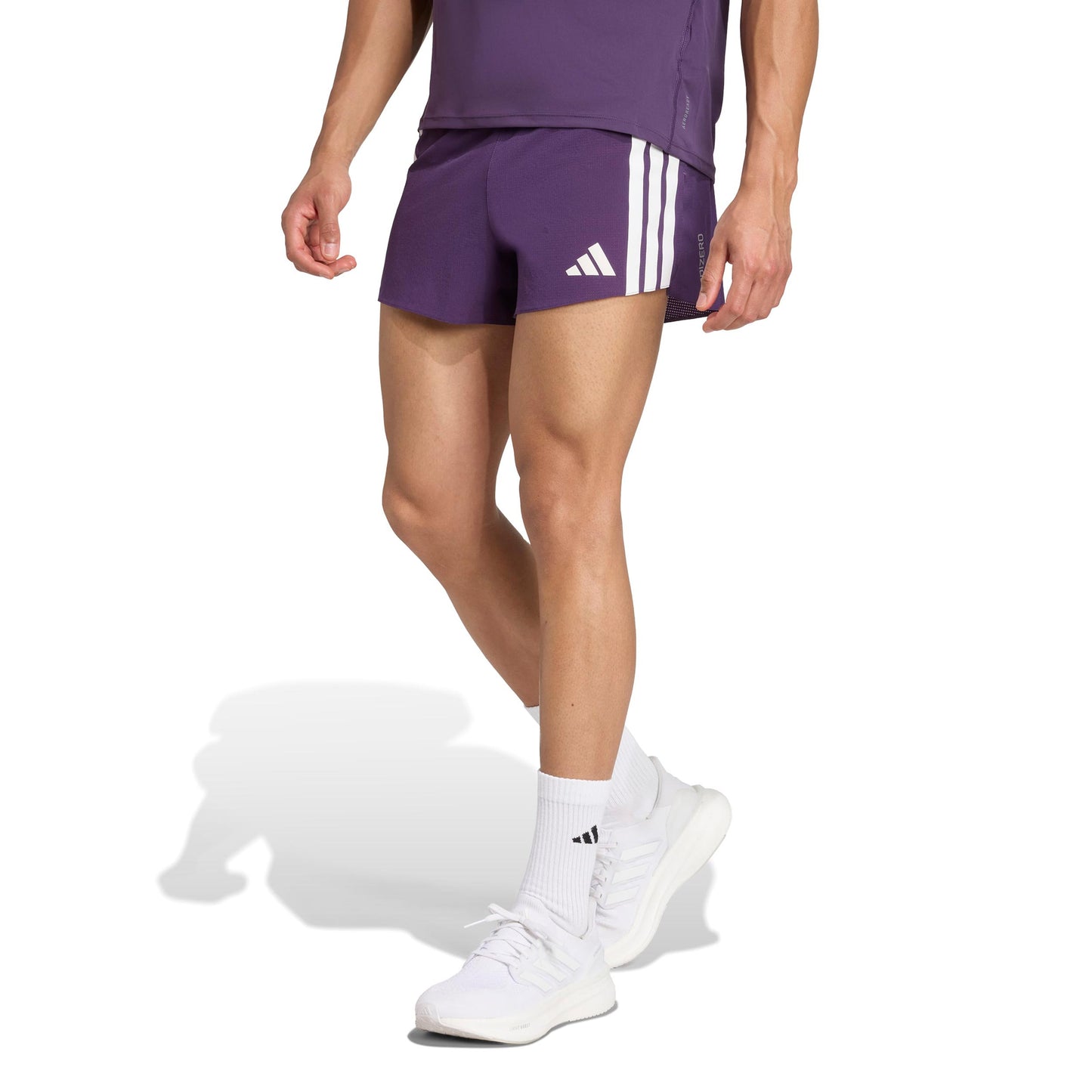 adidas adizero Gel 5in  Laufshorts Herren-lila