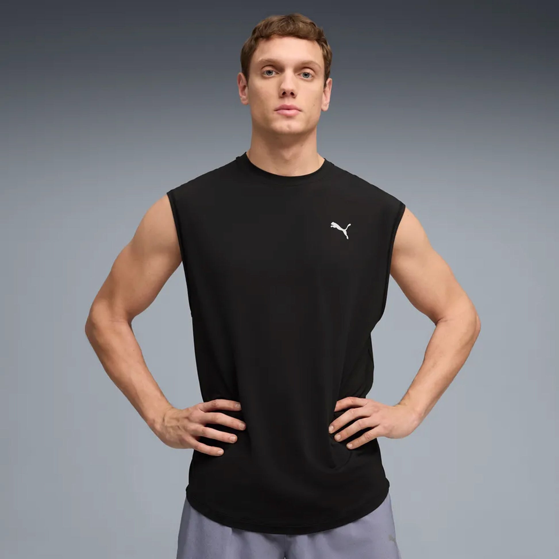 Puma Run CoolCell Laufshirt Herren-schwarz