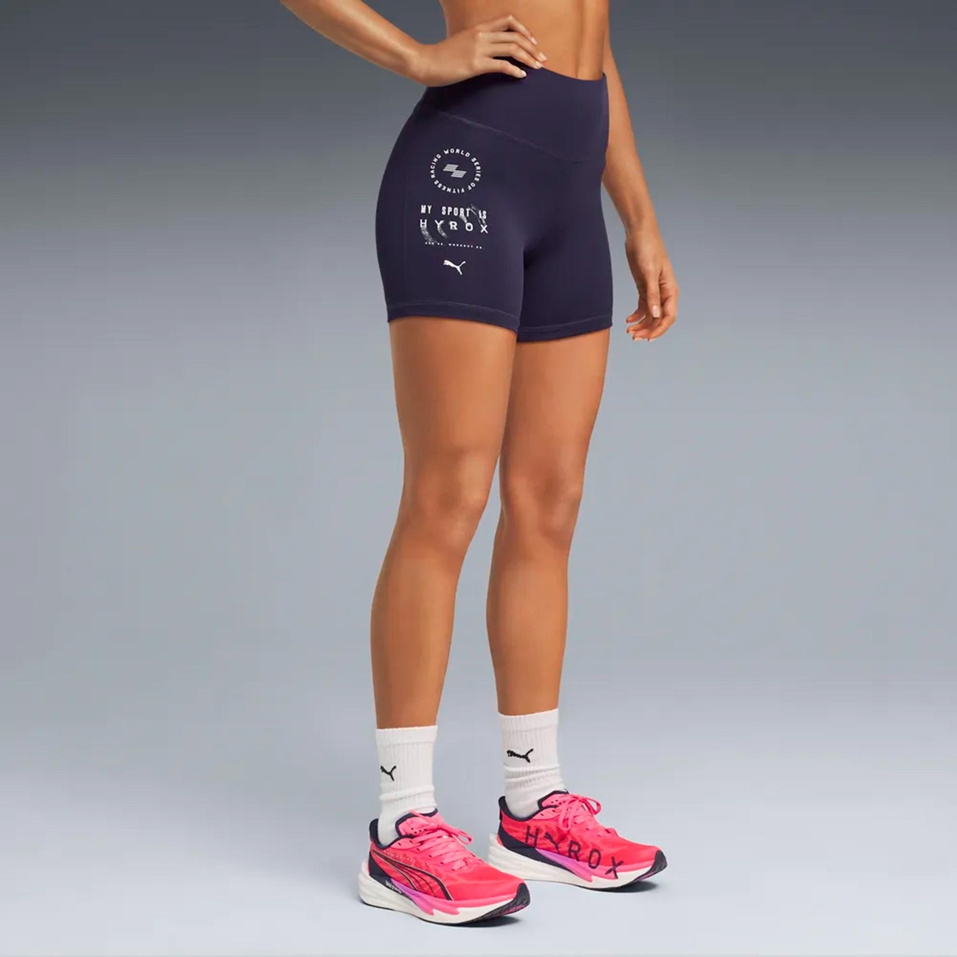 Puma HYROX short Lauftight Damen-lila