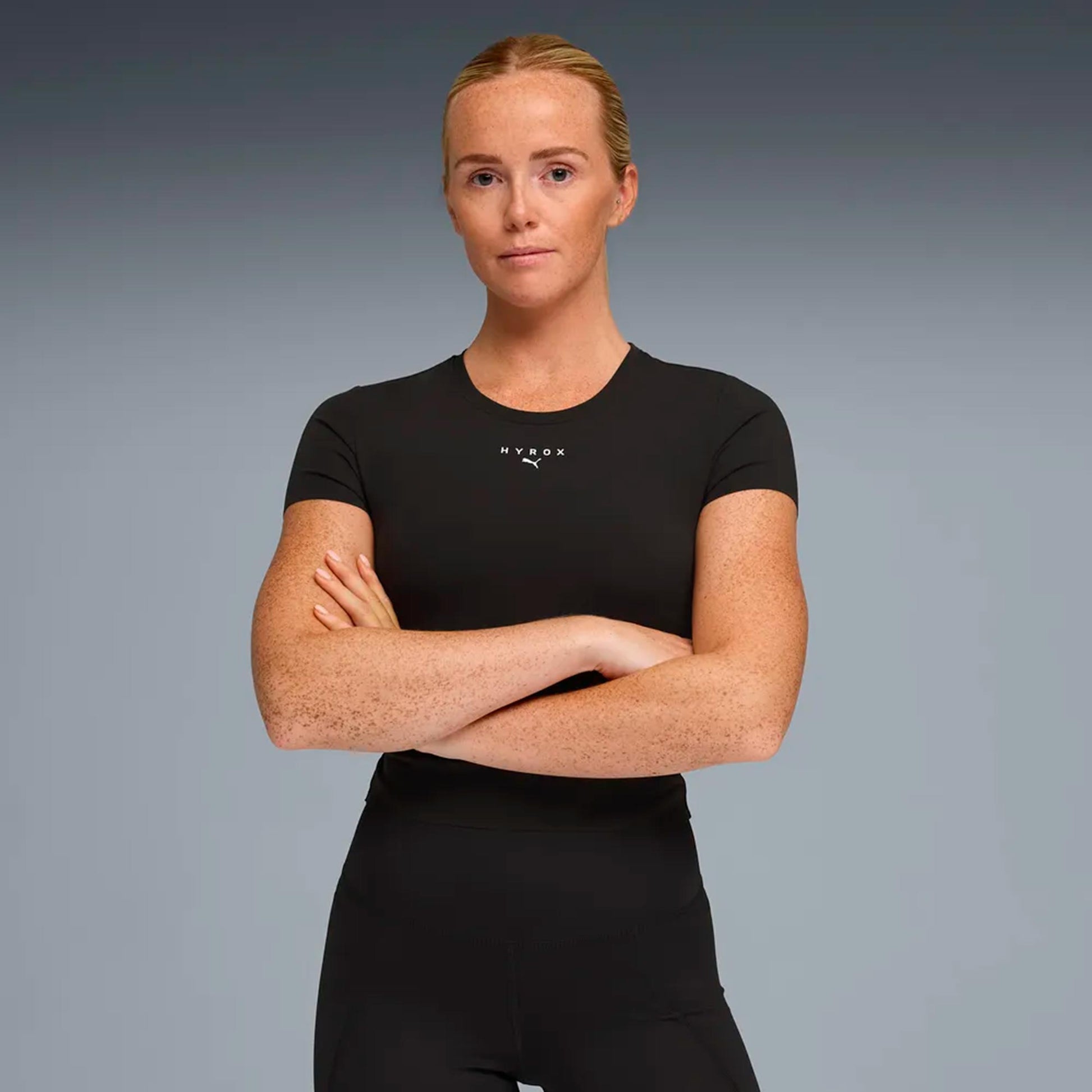 Puma HYROX Shapeluxe  Laufshirt Damen-schwarz
