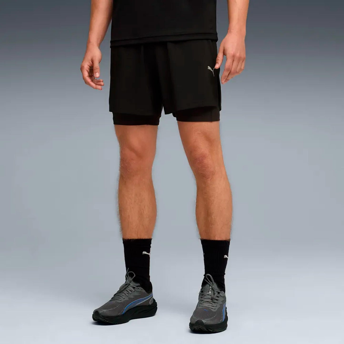 Puma Dreamrun DryCell 2in1 5in Laufshorts Herren-schwarz