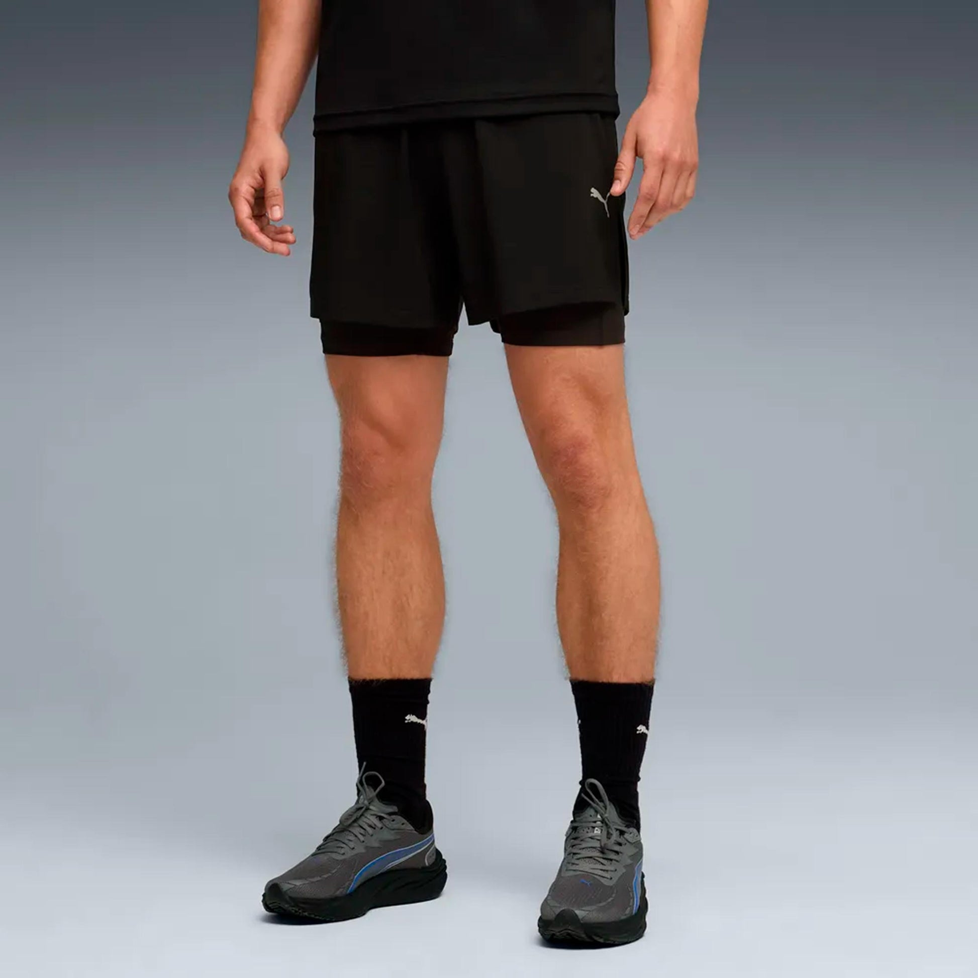 Puma Dreamrun DryCell 2in1 5in Laufshorts Herren-schwarz
