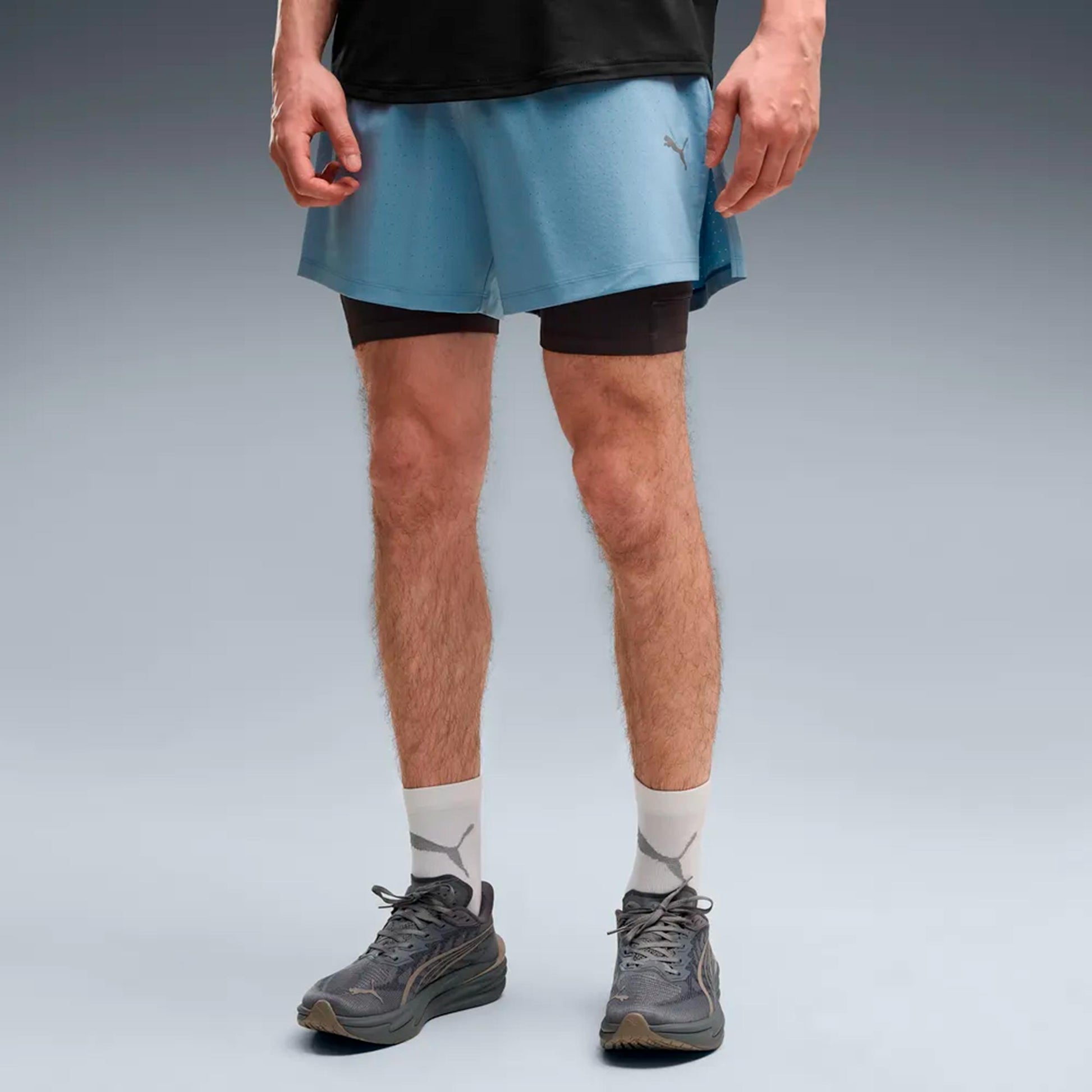 Puma Dreamrun DryCell 2in1 5in  Laufshorts Herren - blau