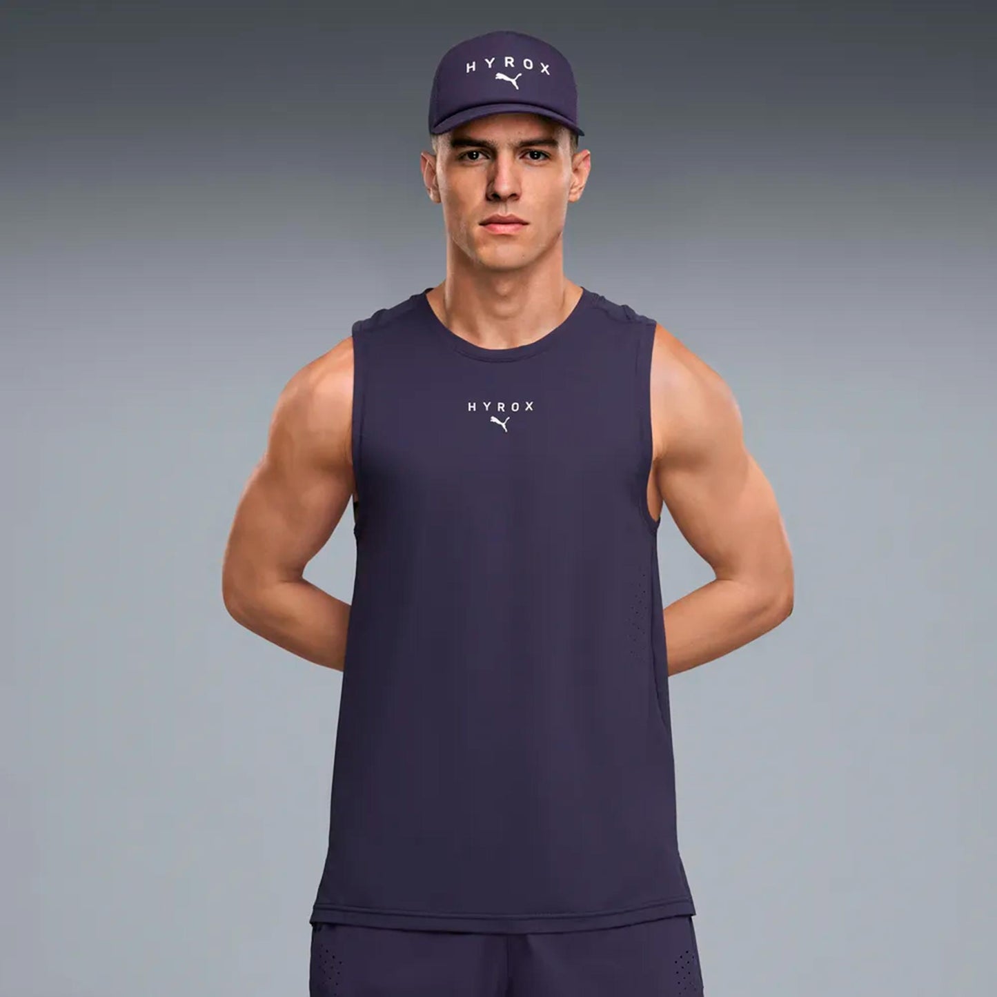 Puma HYROX Dryelite Laufshirt Herren-lila