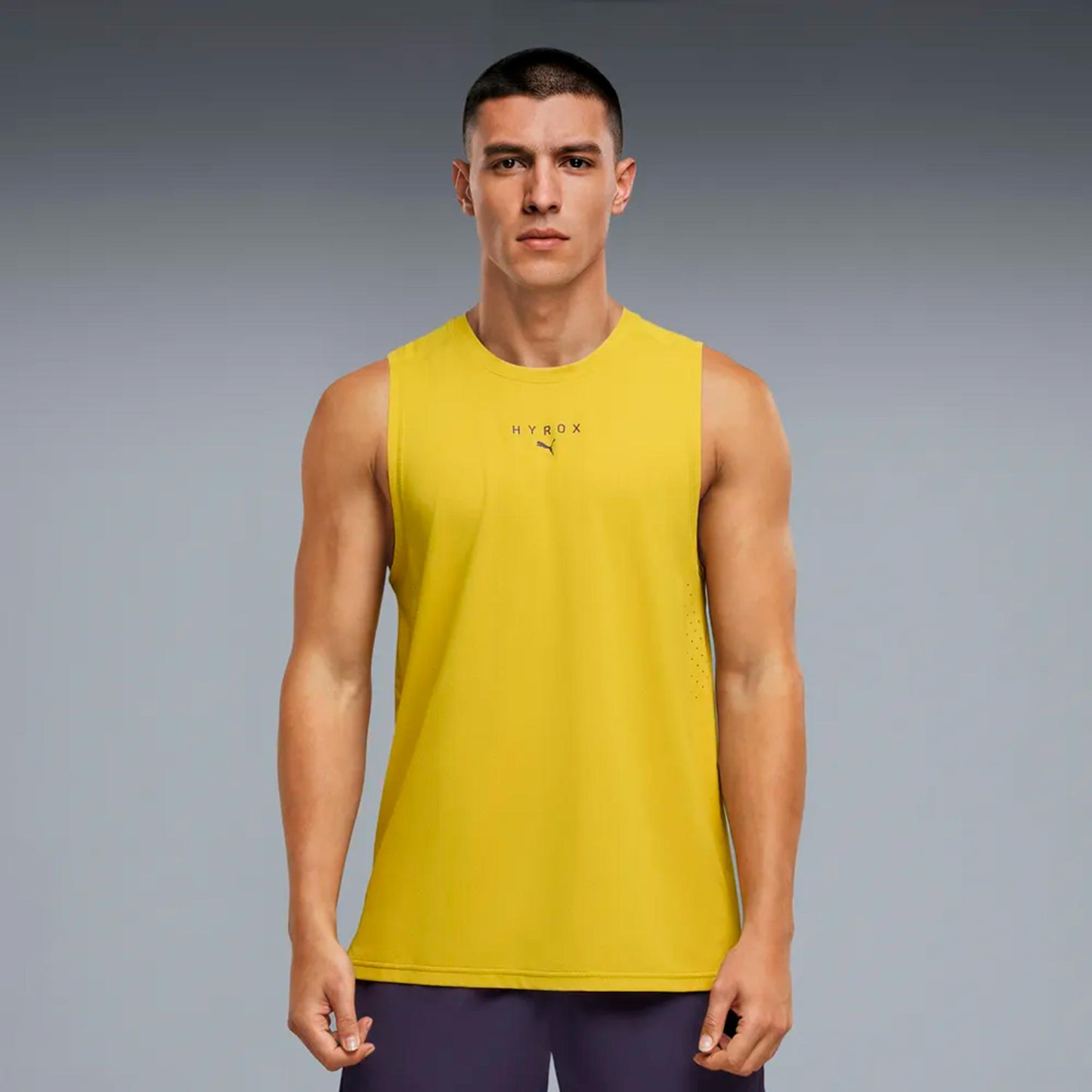 Puma HYROX Dryelite Laufshirt Herren-gelb