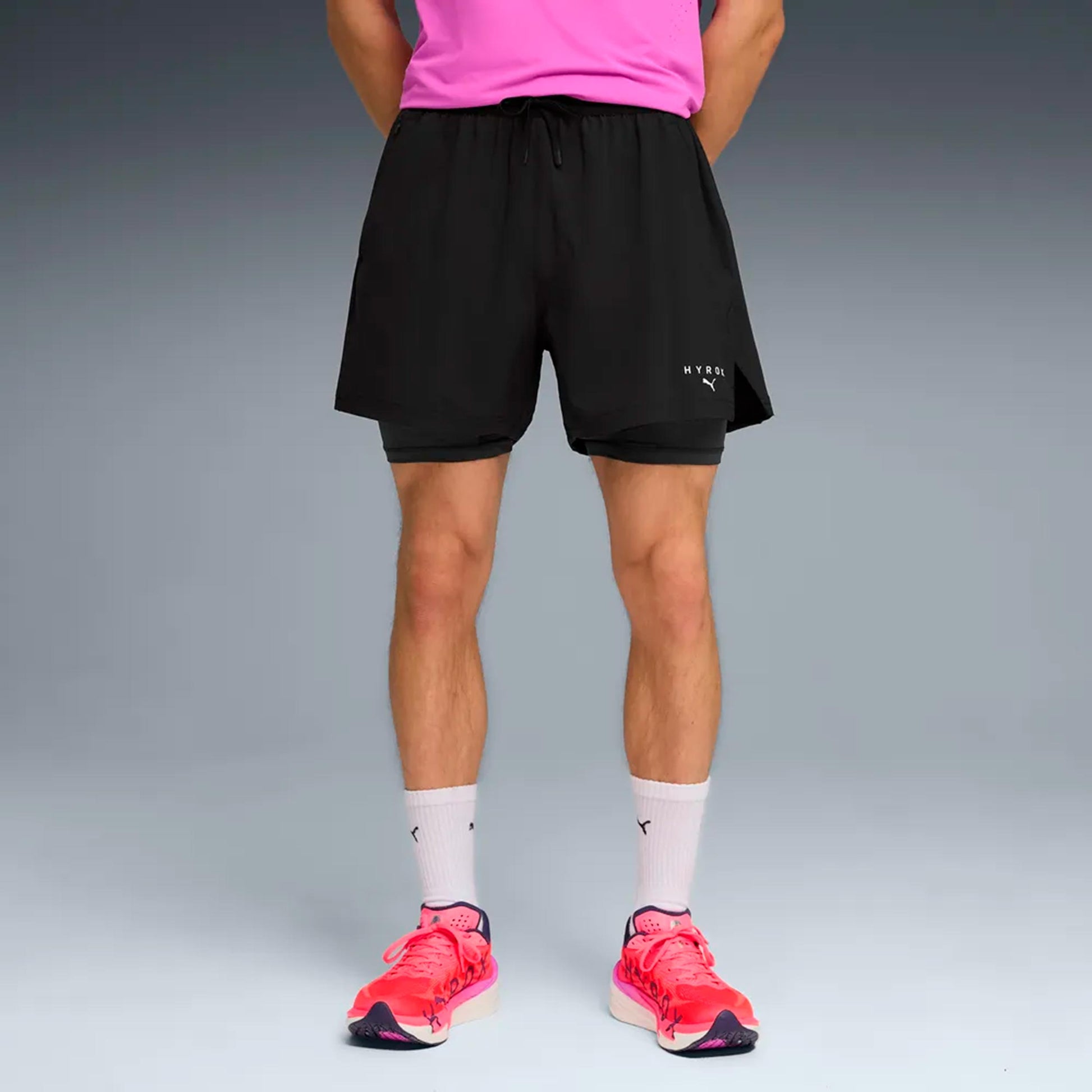 Puma HYROX DryElite 2in1  Laufshorts Herren-schwarz