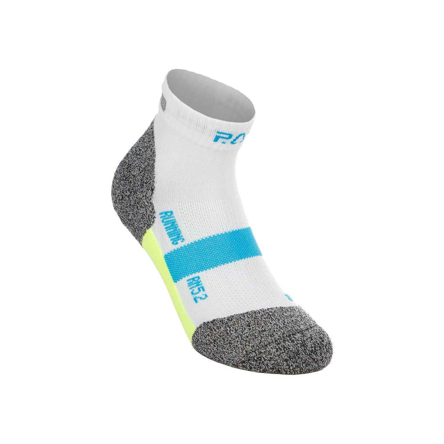 P.A.C. RN 5.2 Reflective Pro Laufsocken Damen-weiß, türkis