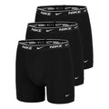 Essential Cotton Stretch Boxer Short 3er Pack Herren - schwarz, schwarz