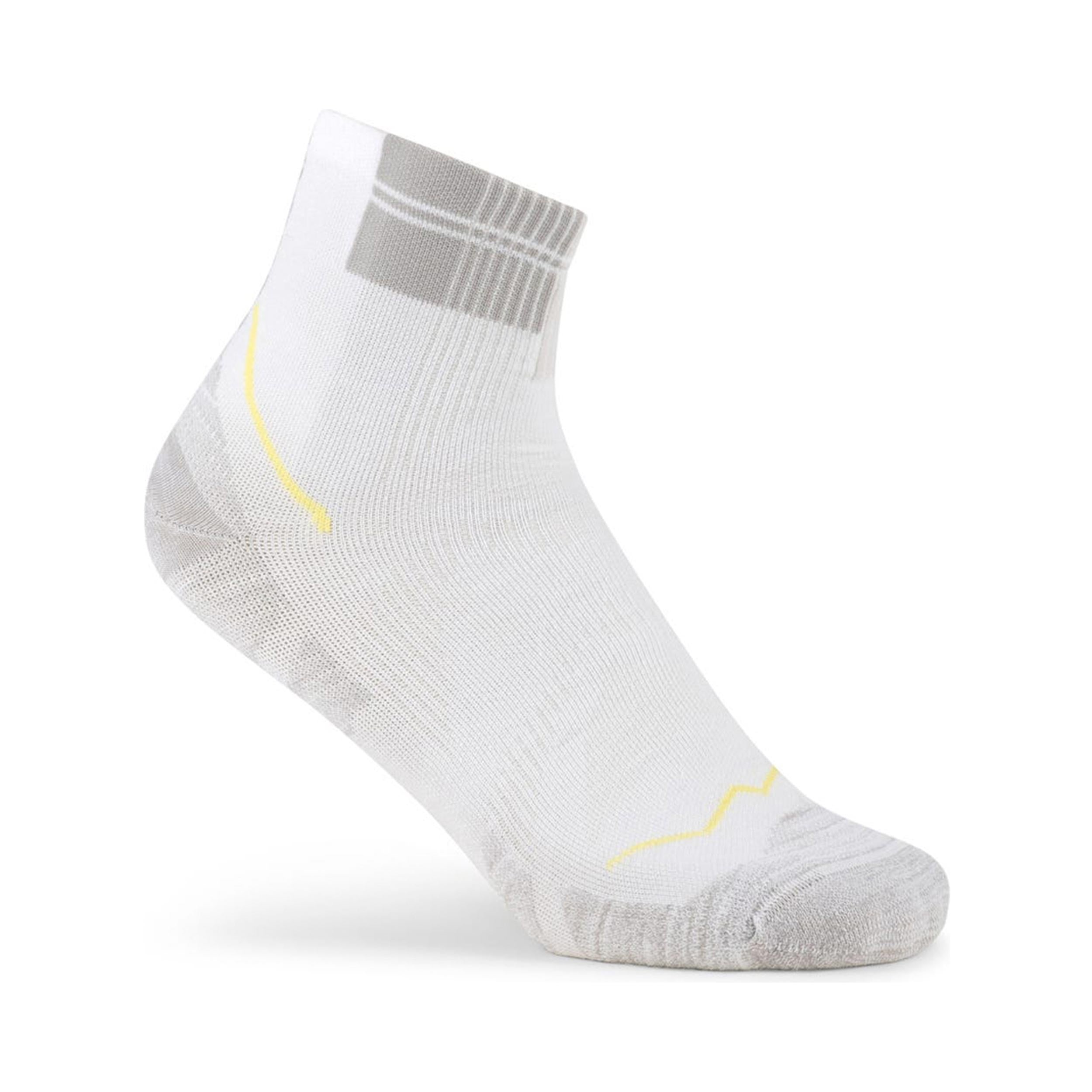 Buff Coolnet Quarter  Laufsocken Unisex-weiß