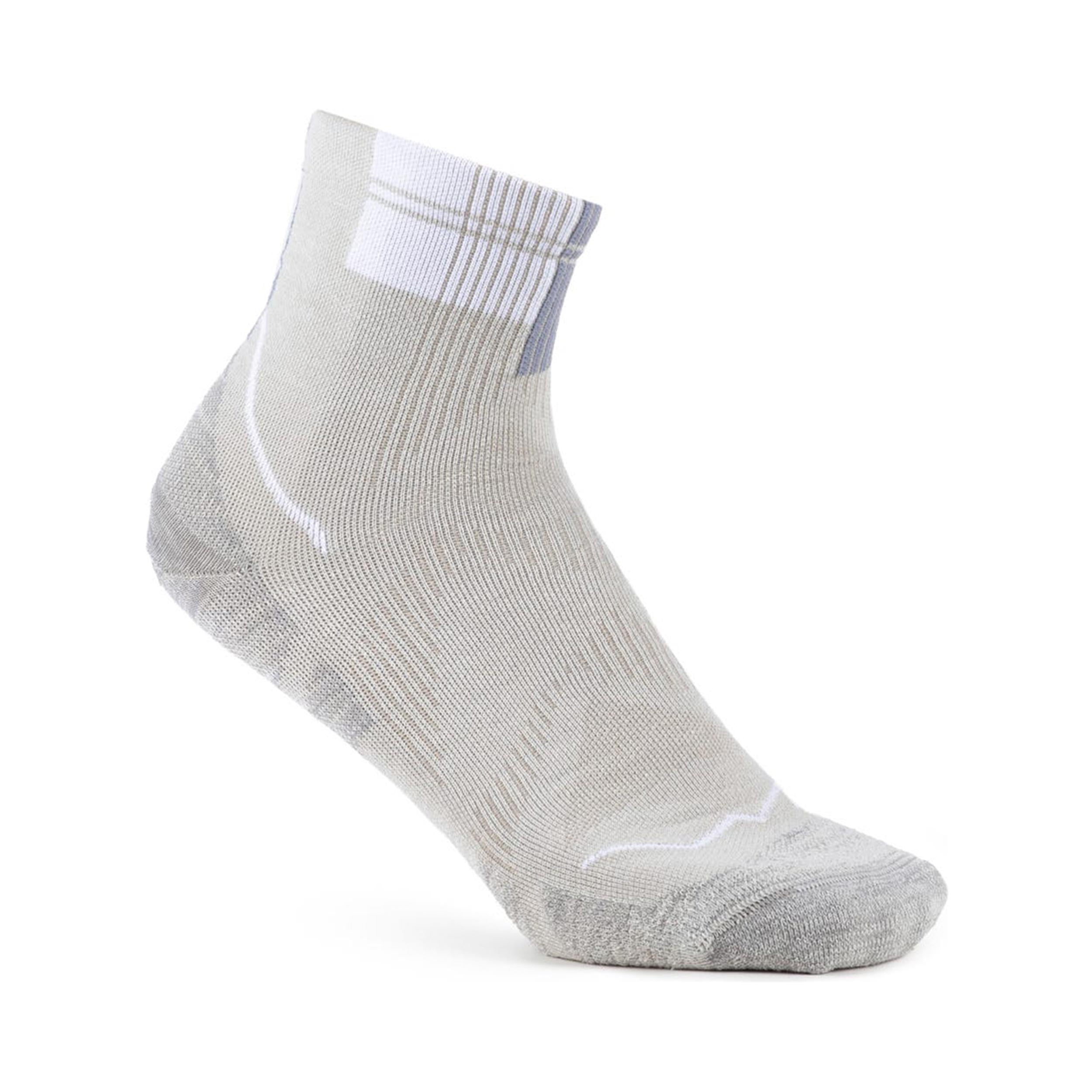Buff Coolnet Quarter  Laufsocken Unisex-beige