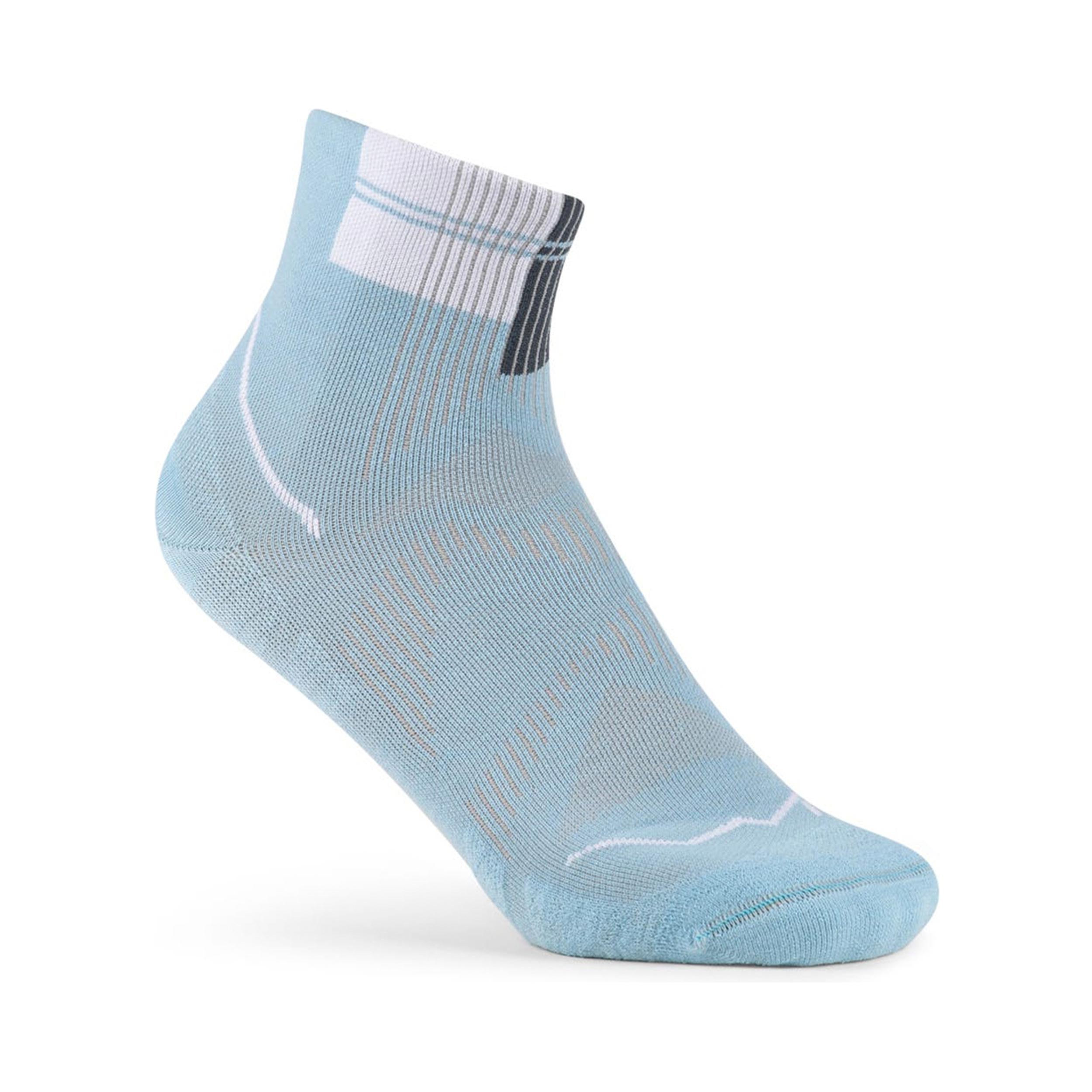 Buff Coolnet Quarter  Laufsocken Unisex-hellblau