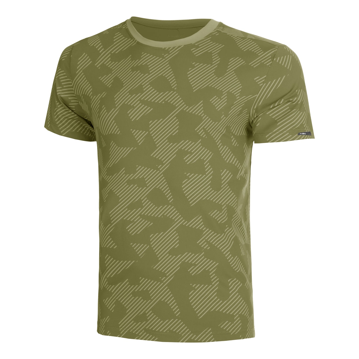 NEO Feel the Vybe AOP Laufshirt Herren-oliv