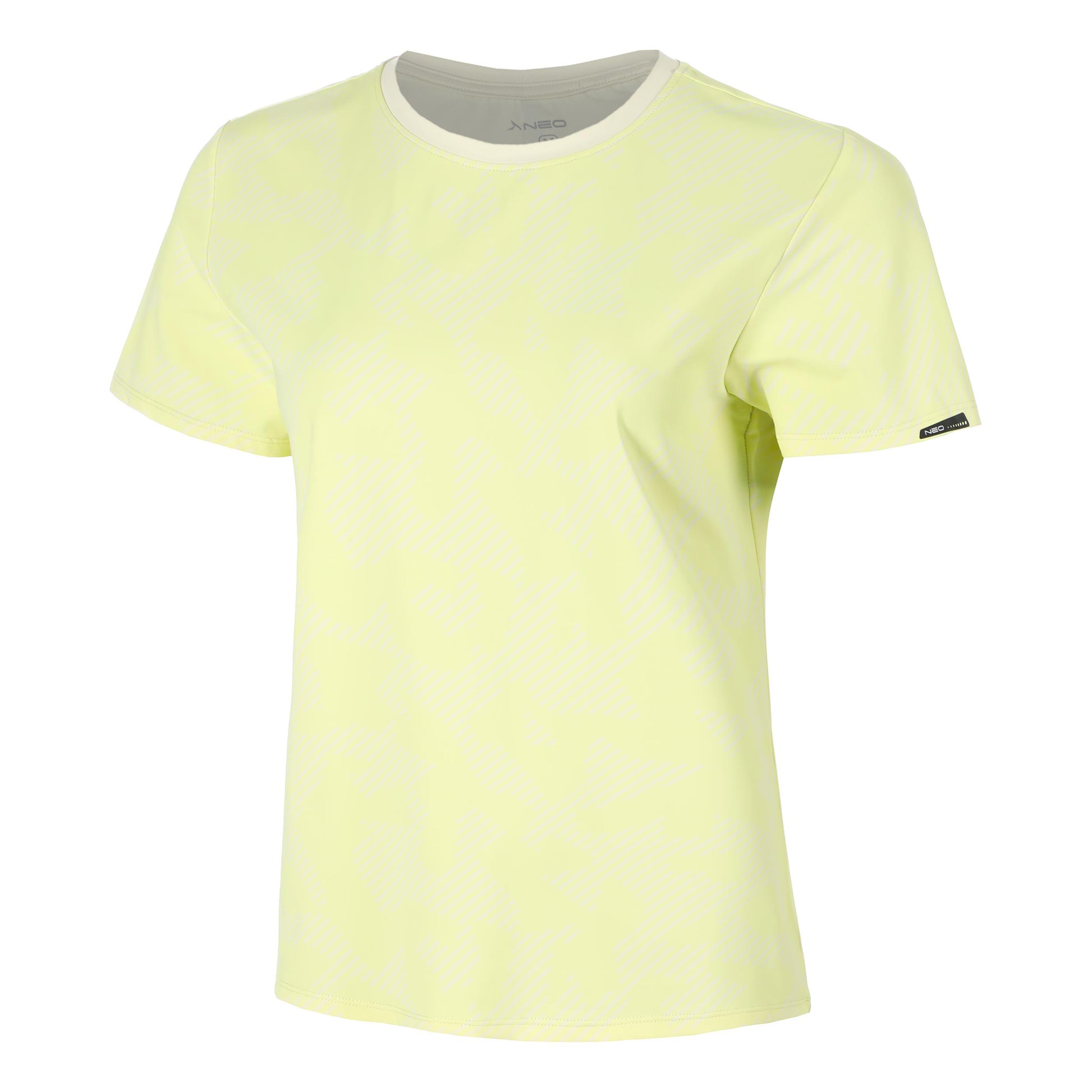 NEO Feel the Vybe AOP Laufshirt Damen-limette