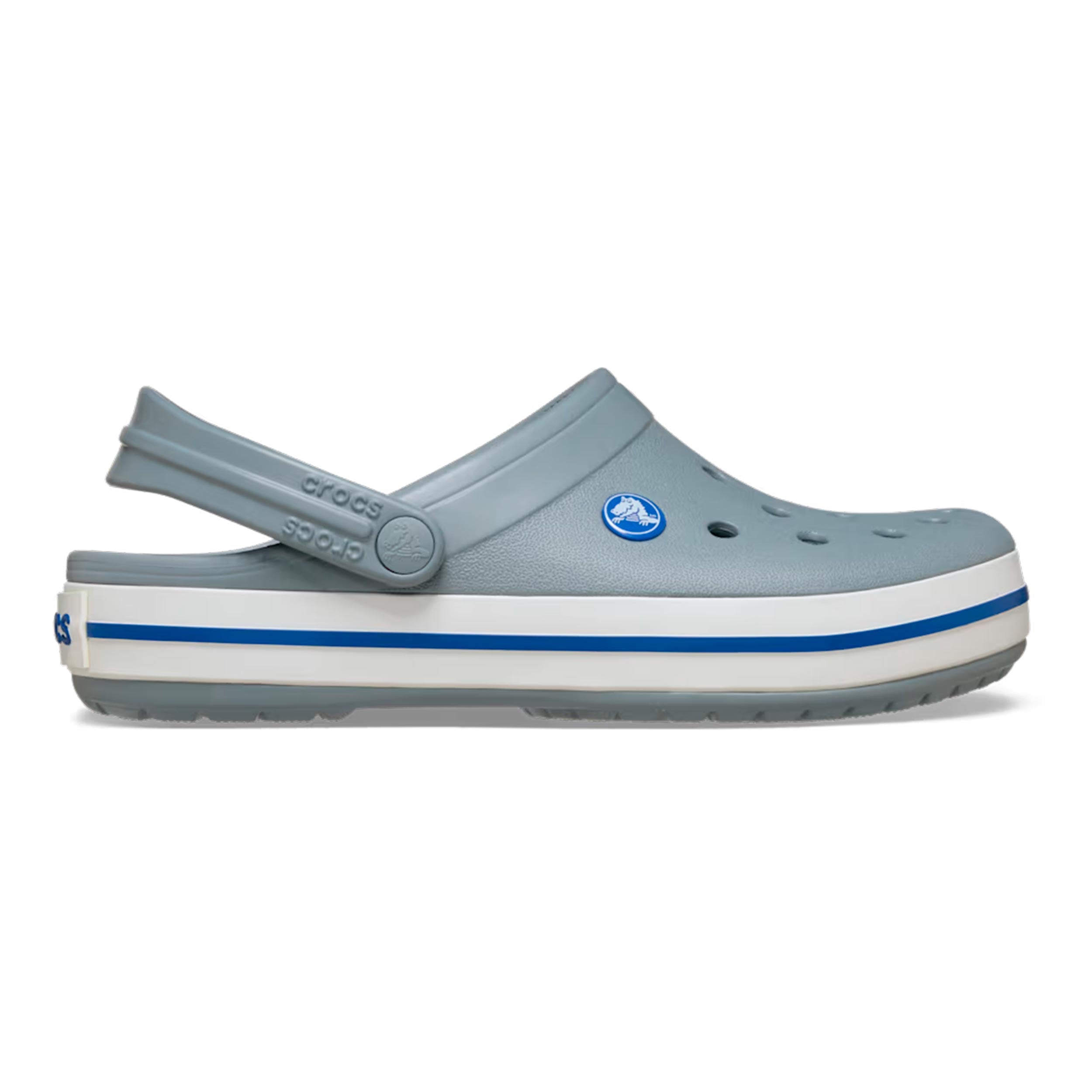Crocs Crocband Clog Badelatschen Unisex - grau