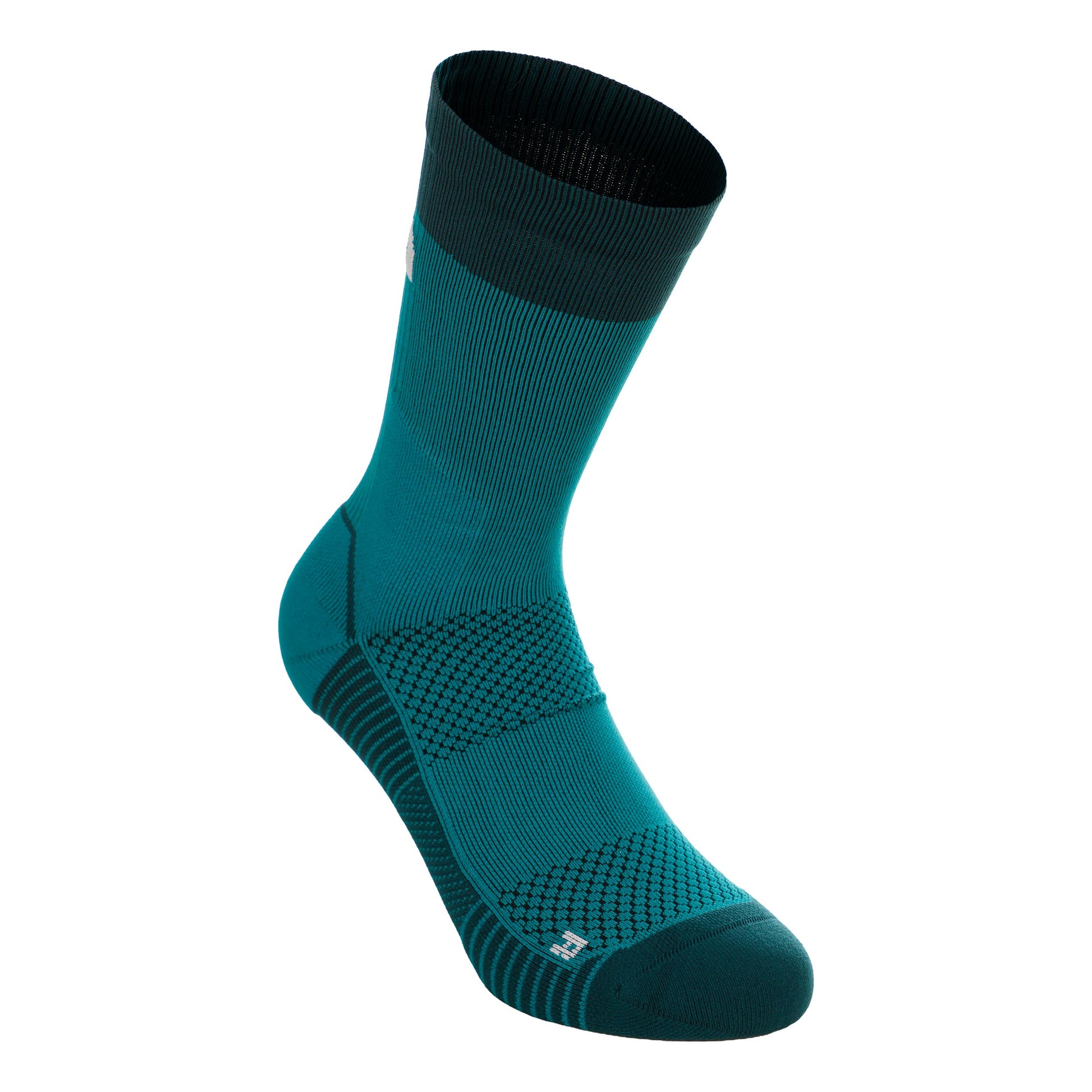 The North Face Trail Run Crew Laufsocken Unisex - türkis, petrol