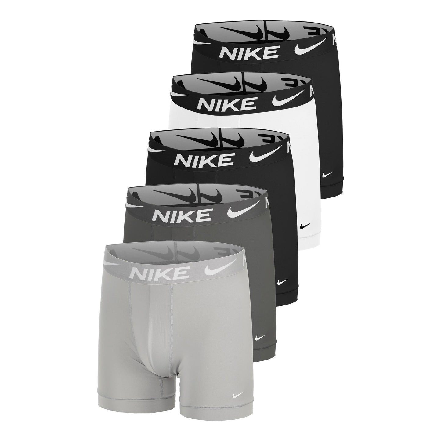 Nike Essential Cotton Stretch Trunk Boxer Short 3er Pack Herren - hellgrau