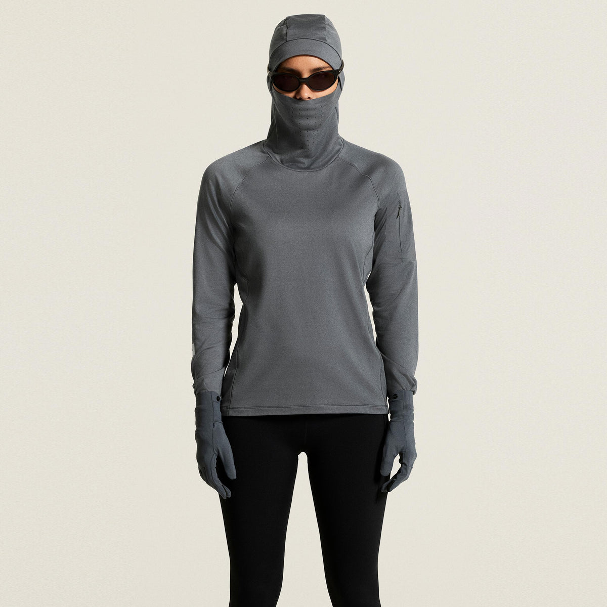 Craft SubZ Thermal Laufshirt Damen - anthrazit