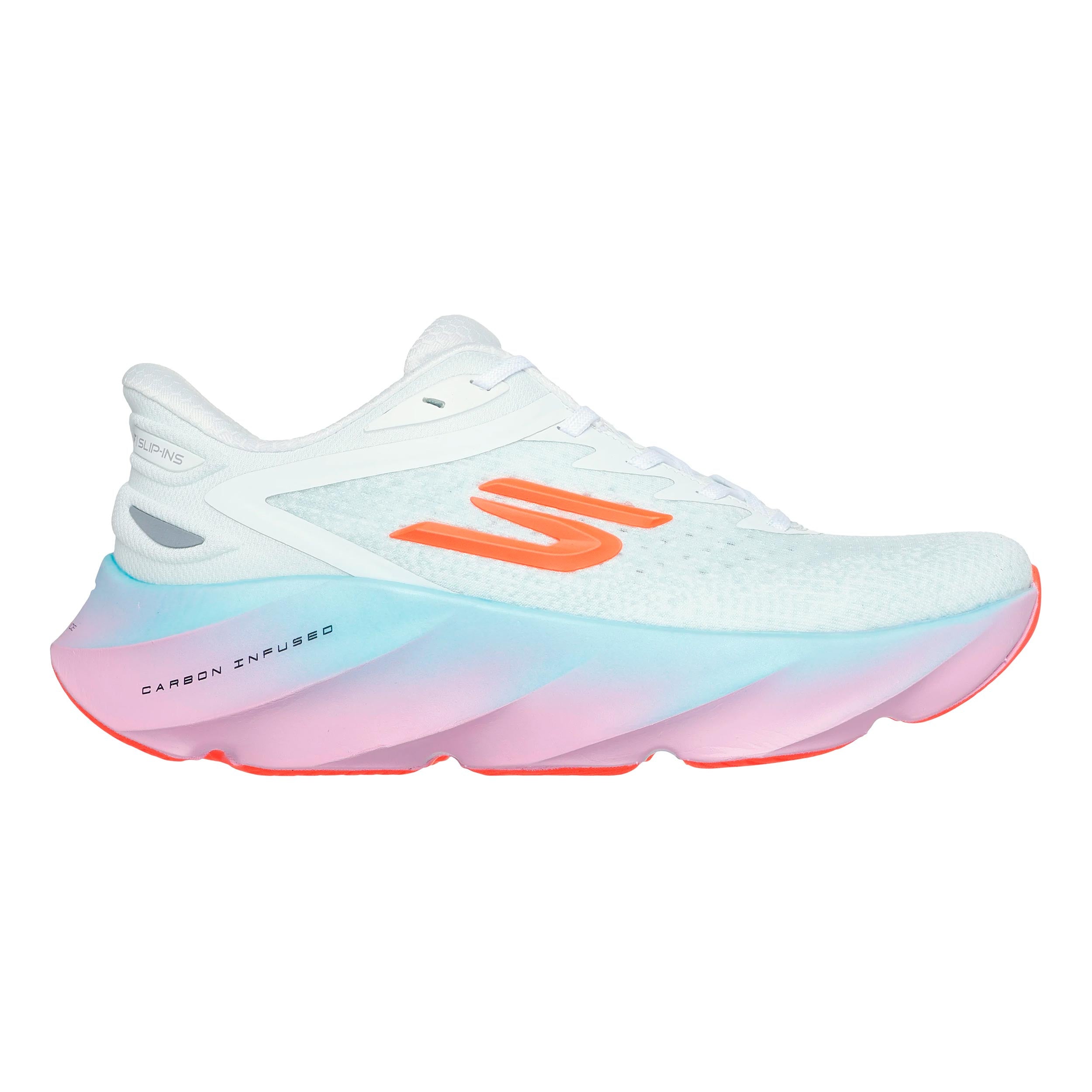 Skechers SKX Aero Burst Slip-In Neutralschuh Damen - weiß, limette