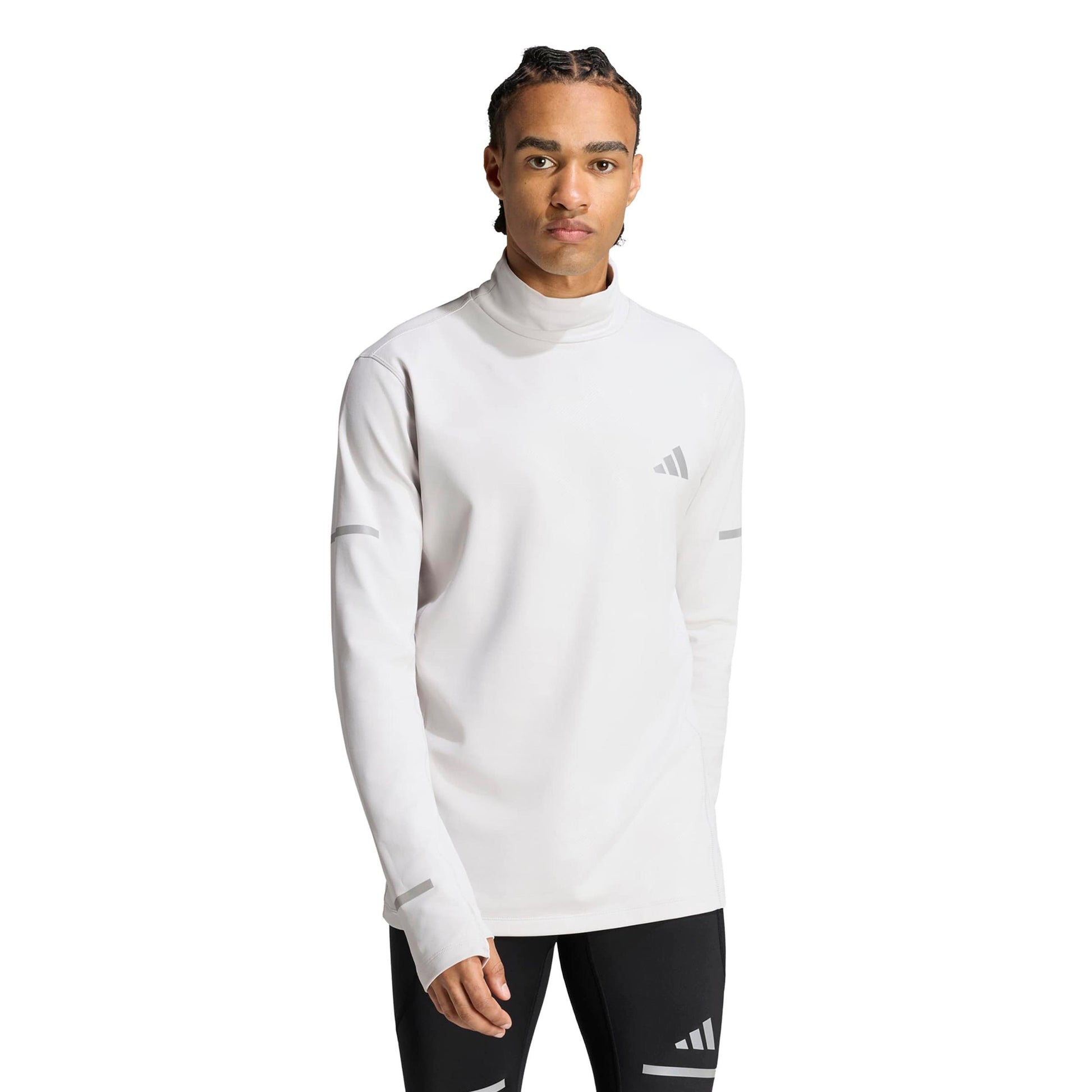 adidas adi365 Warm Laufshirt Herren - grau