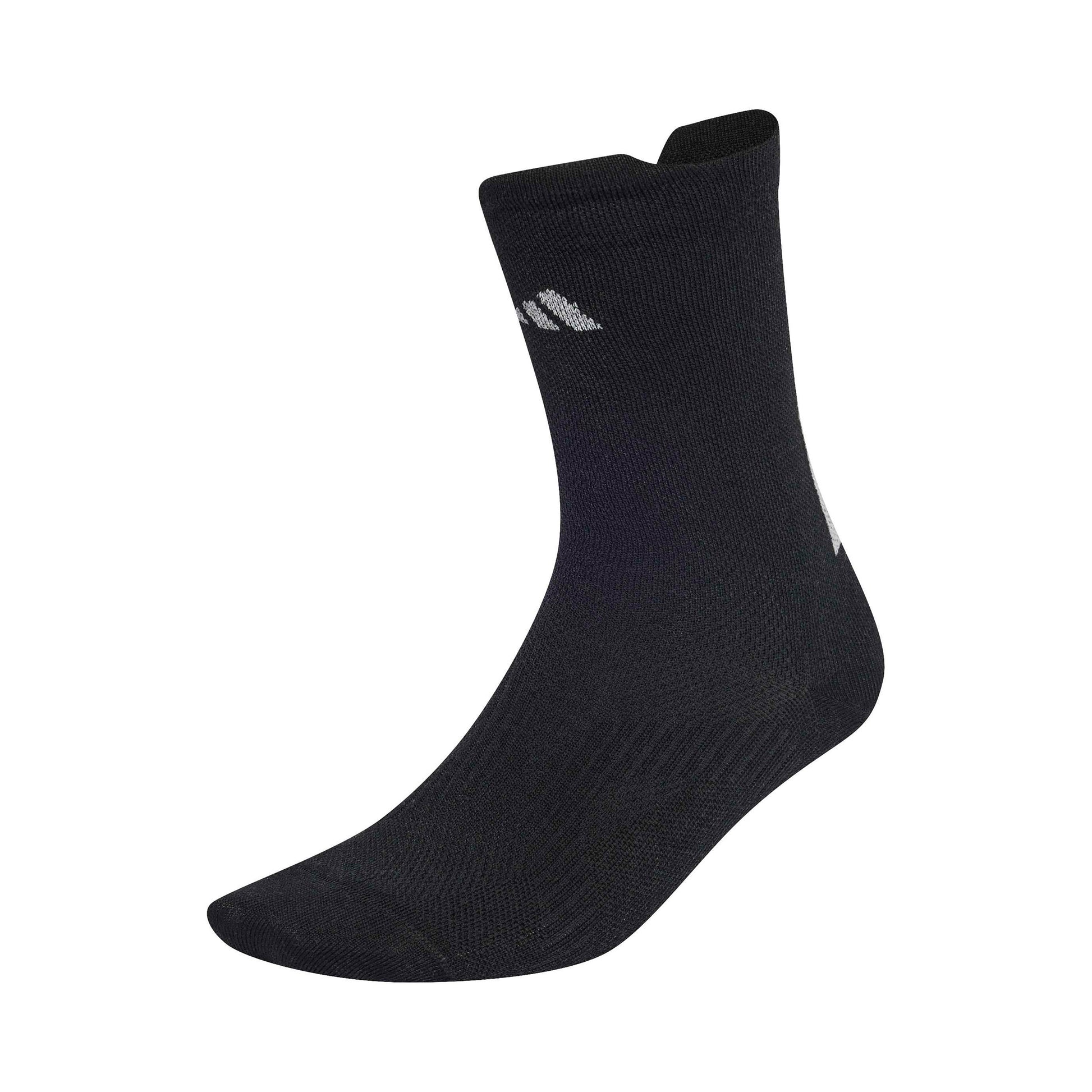 adidas Run Reflective Crew Laufsocken Unisex - schwarz